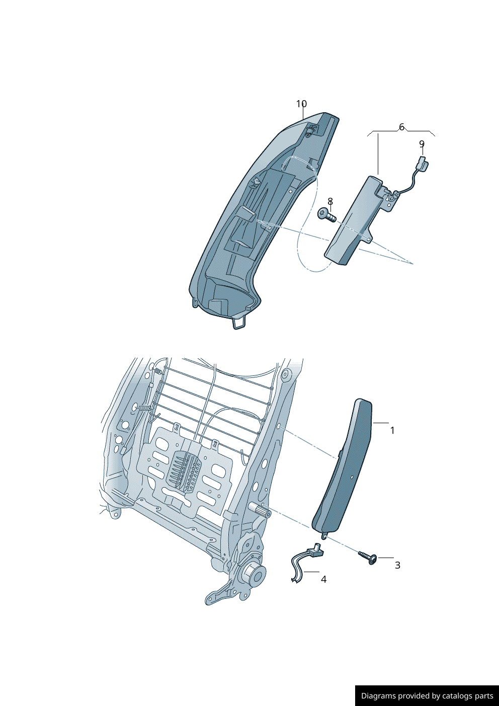 Car part diagram
