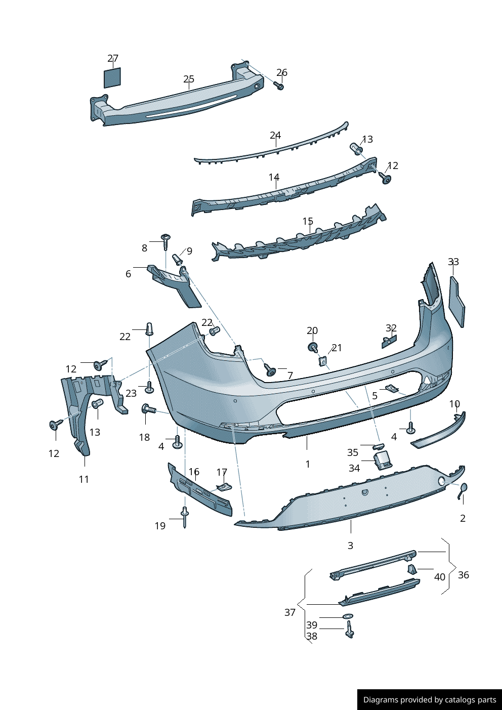 Car part diagram
