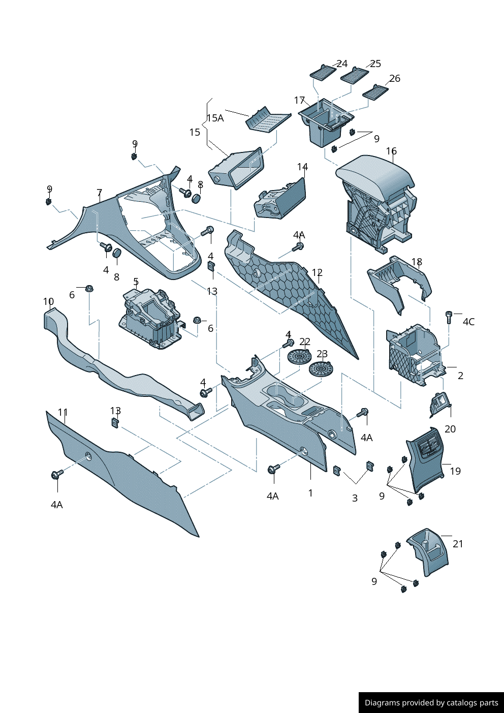 Car part diagram