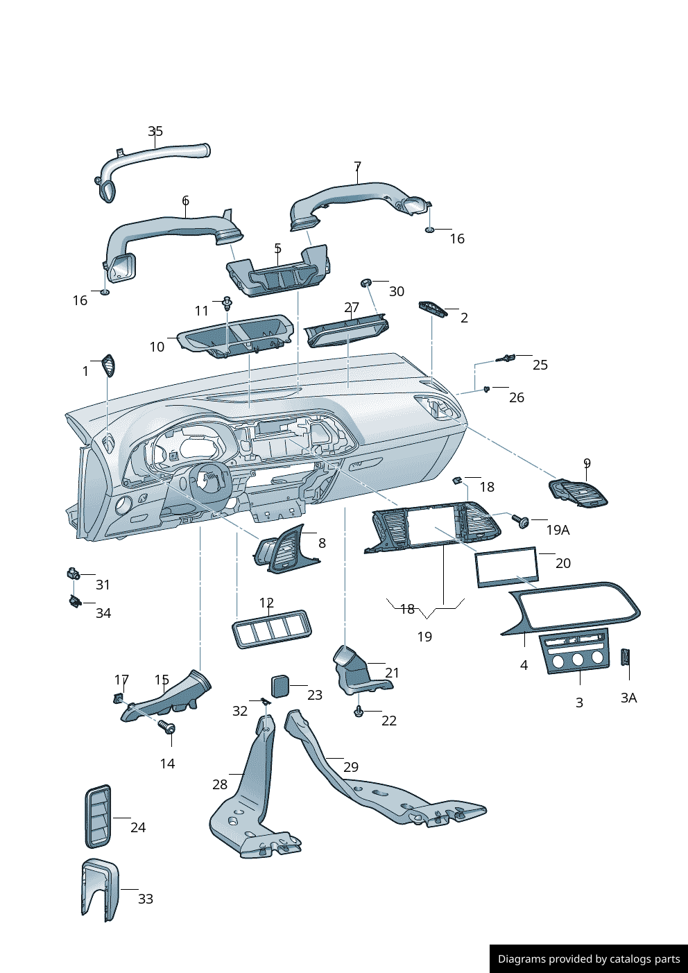 Car part diagram