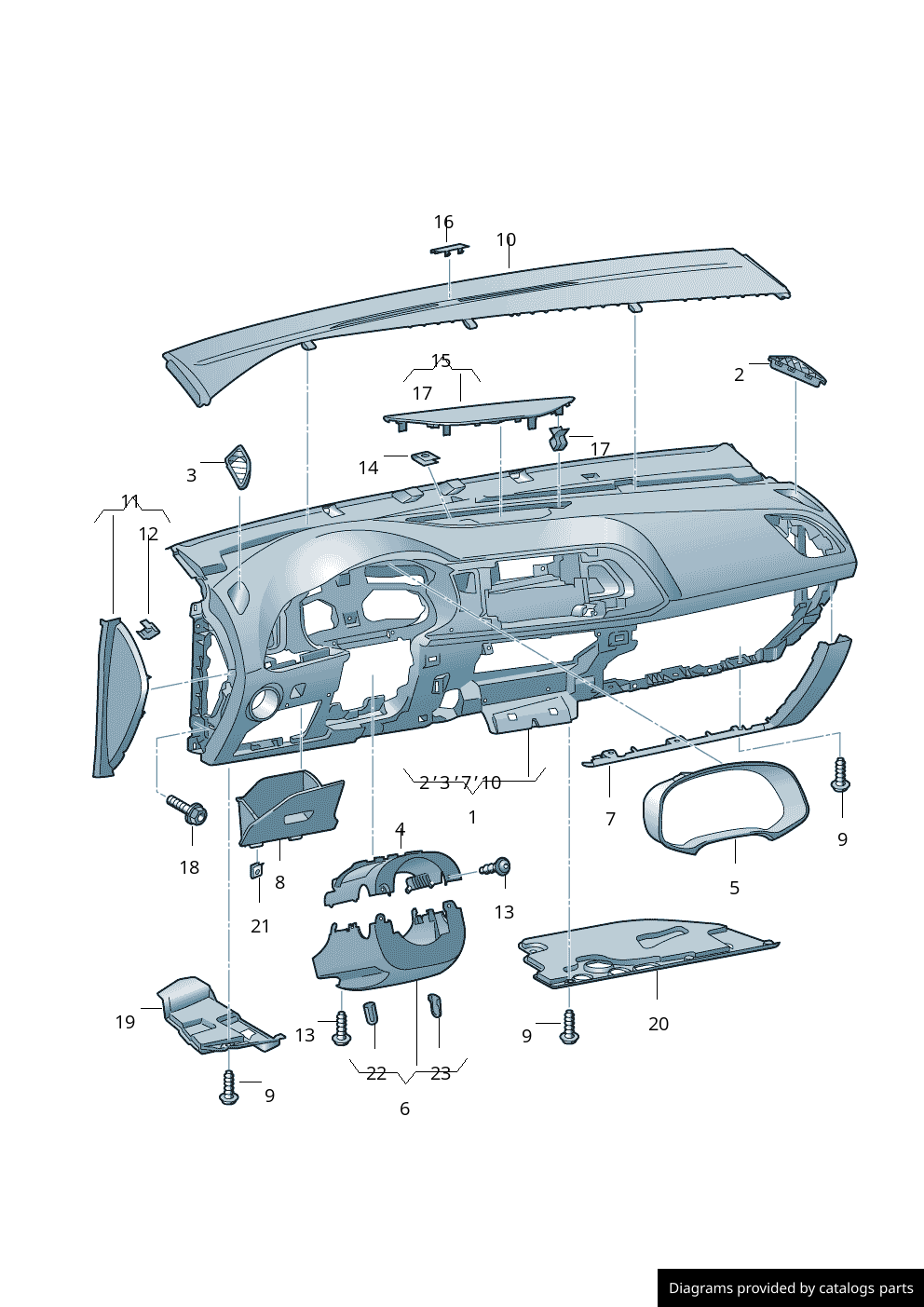 Car part diagram