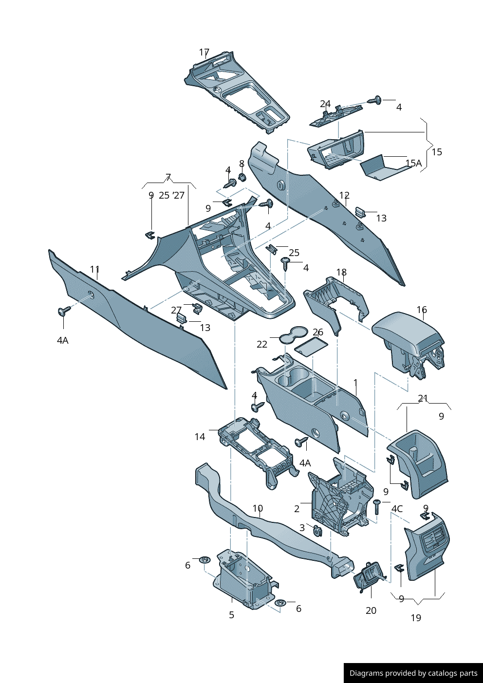 Car part diagram