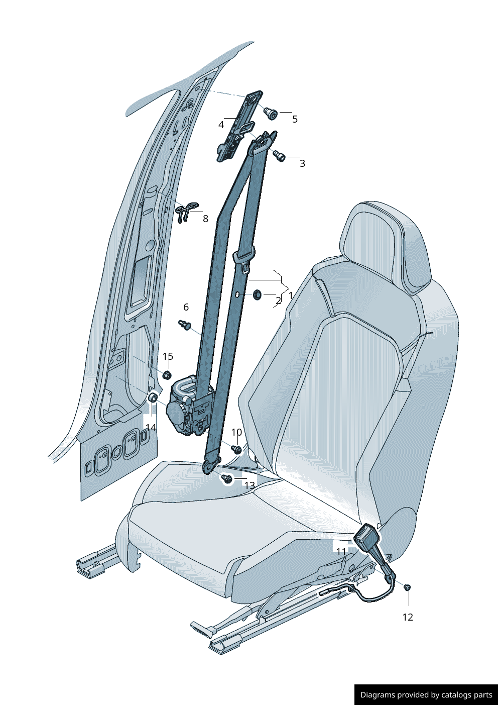 Car part diagram