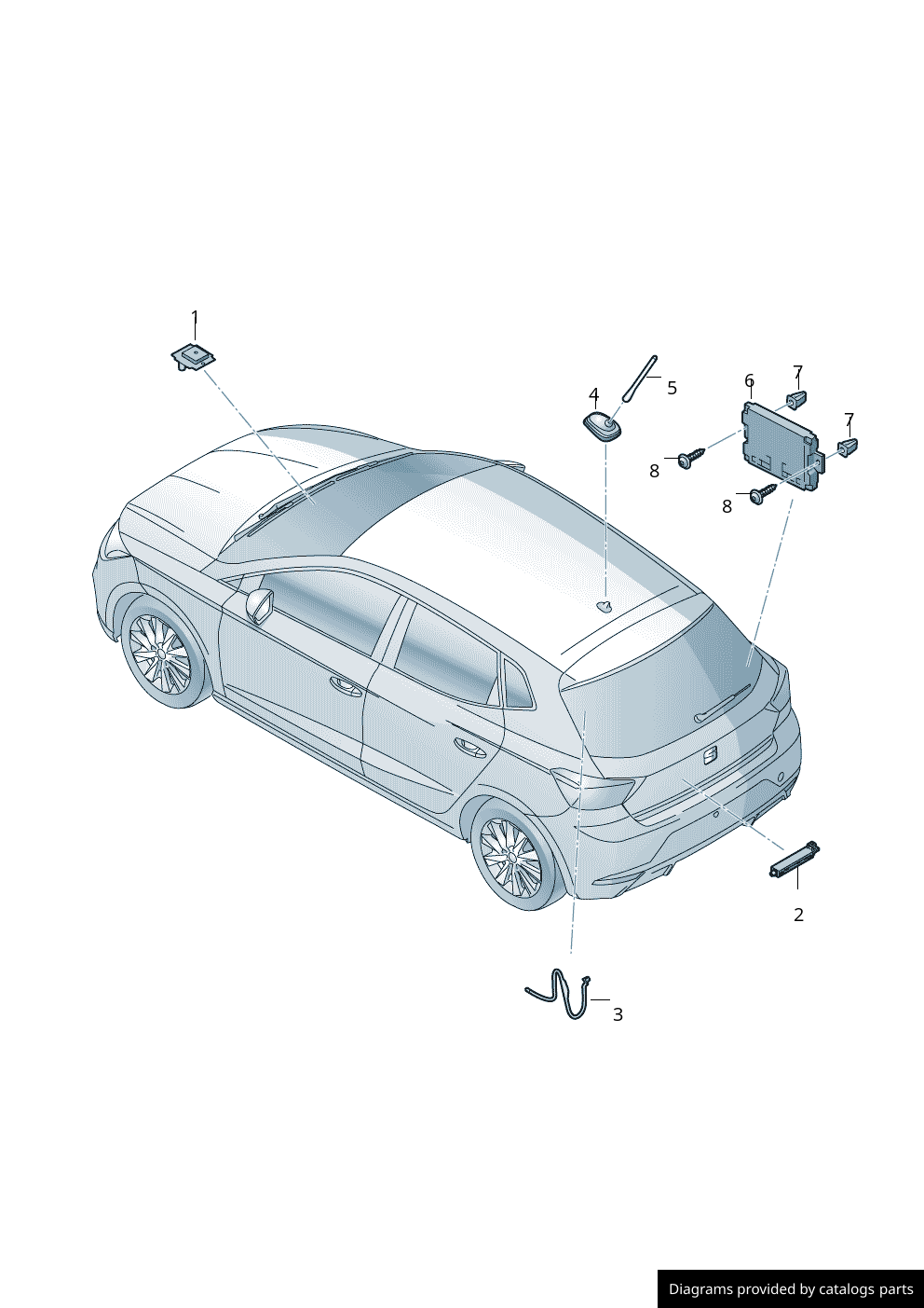 Car part diagram