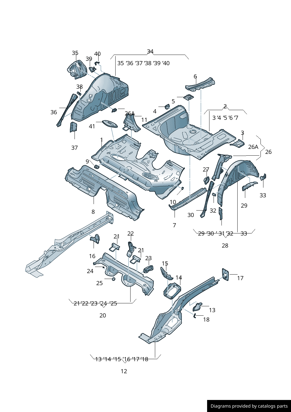 Car part diagram