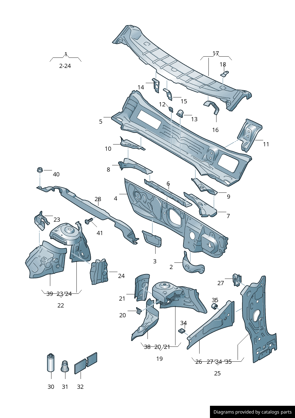 Car part diagram