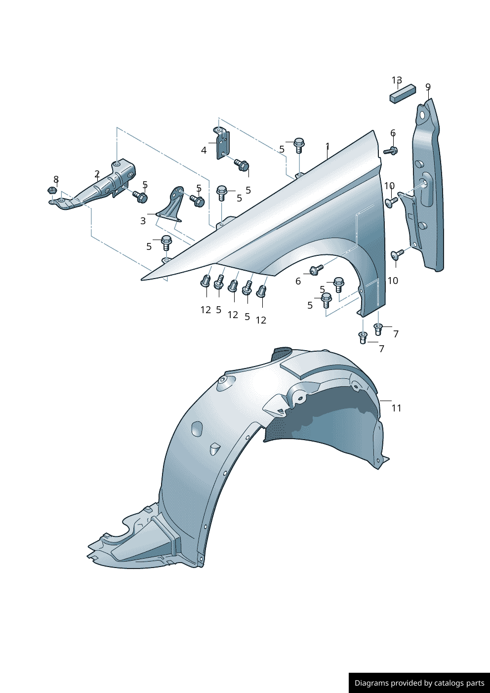 Car part diagram