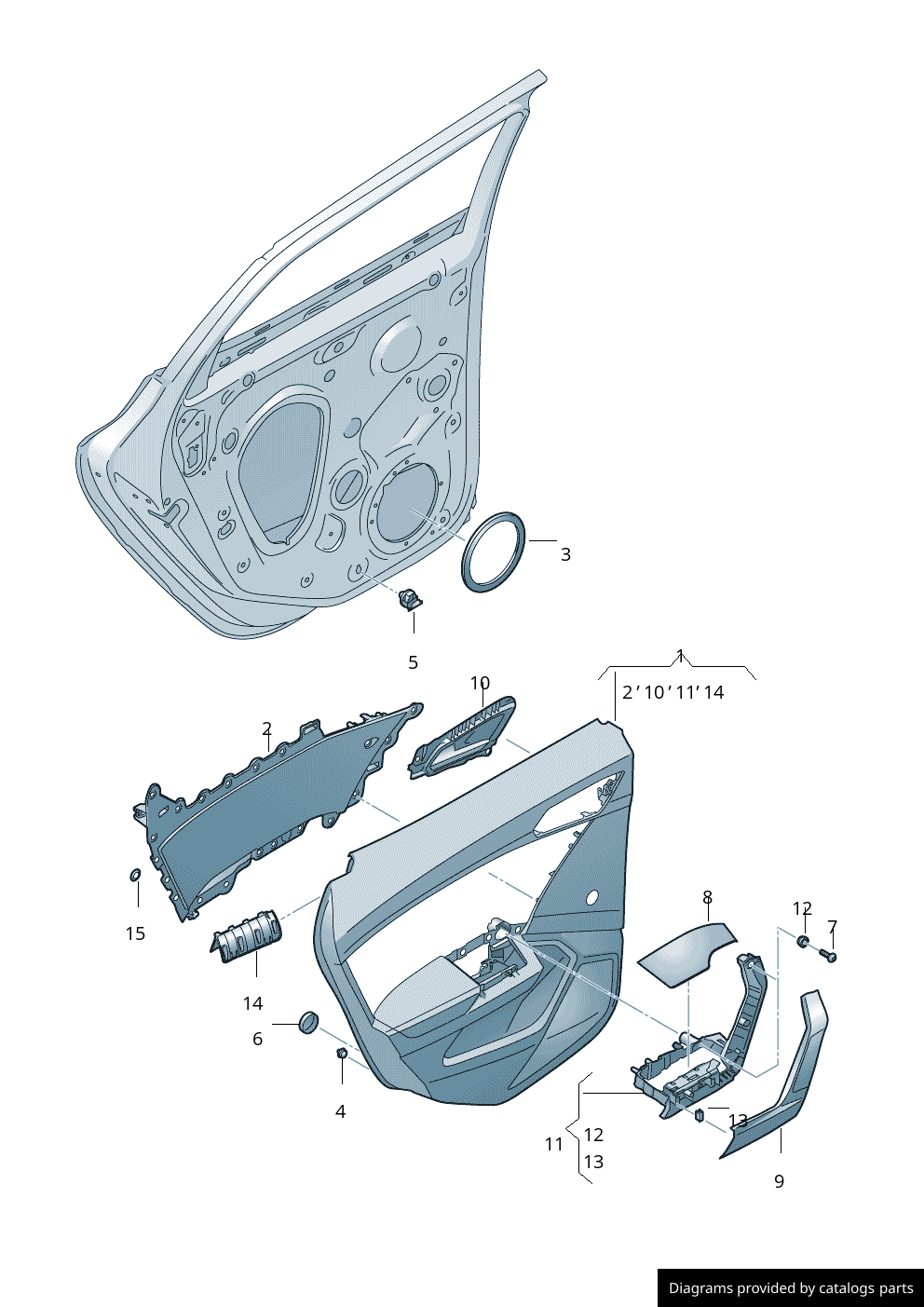 Car part diagram