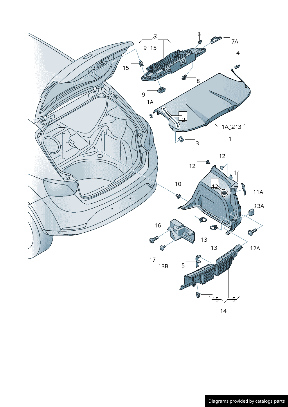Car part diagram