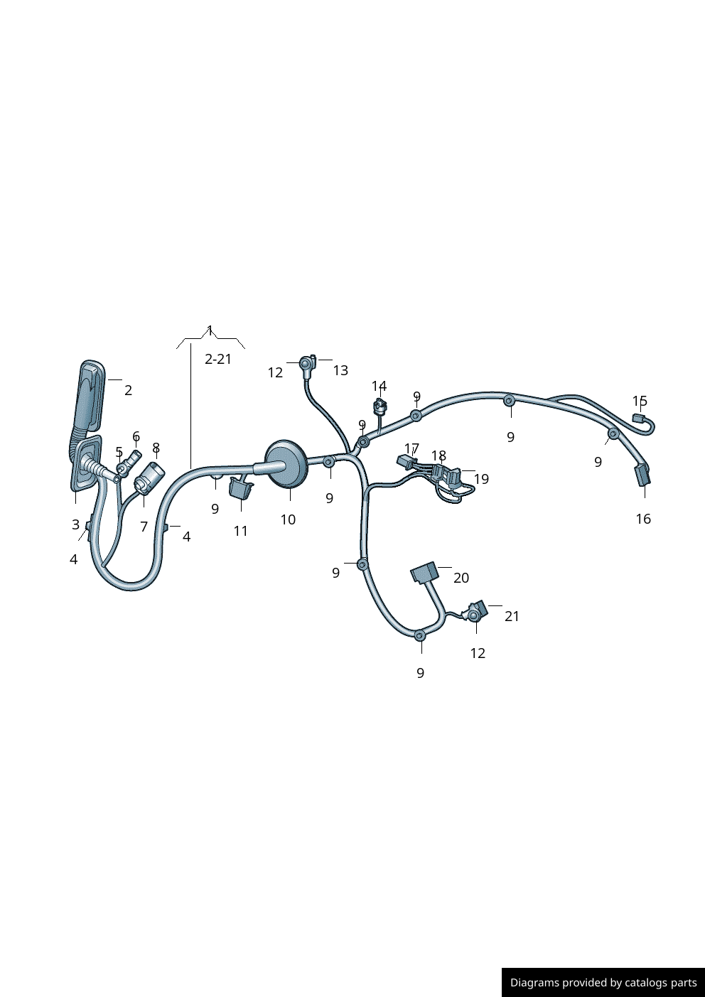Car part diagram