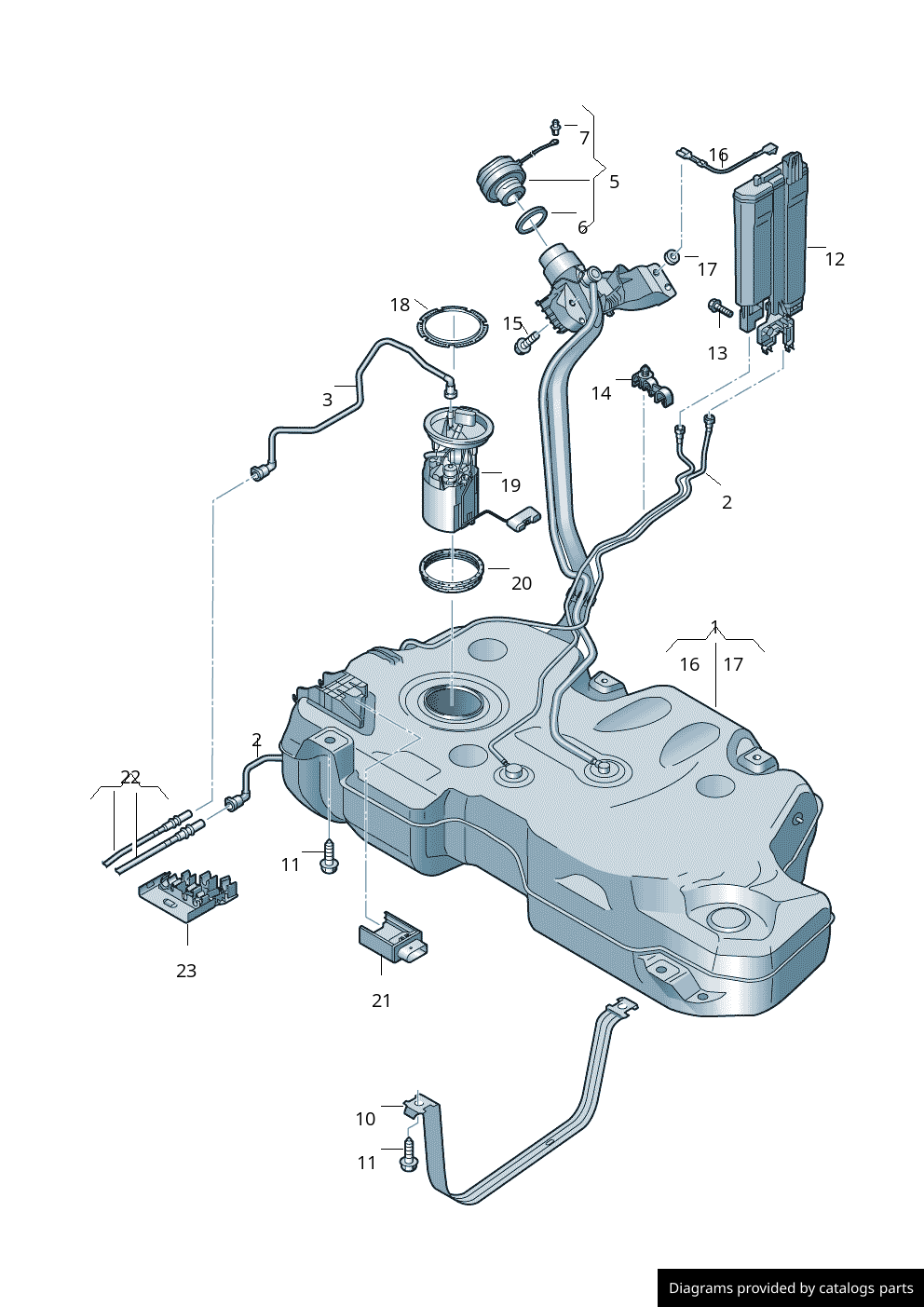 Car part diagram