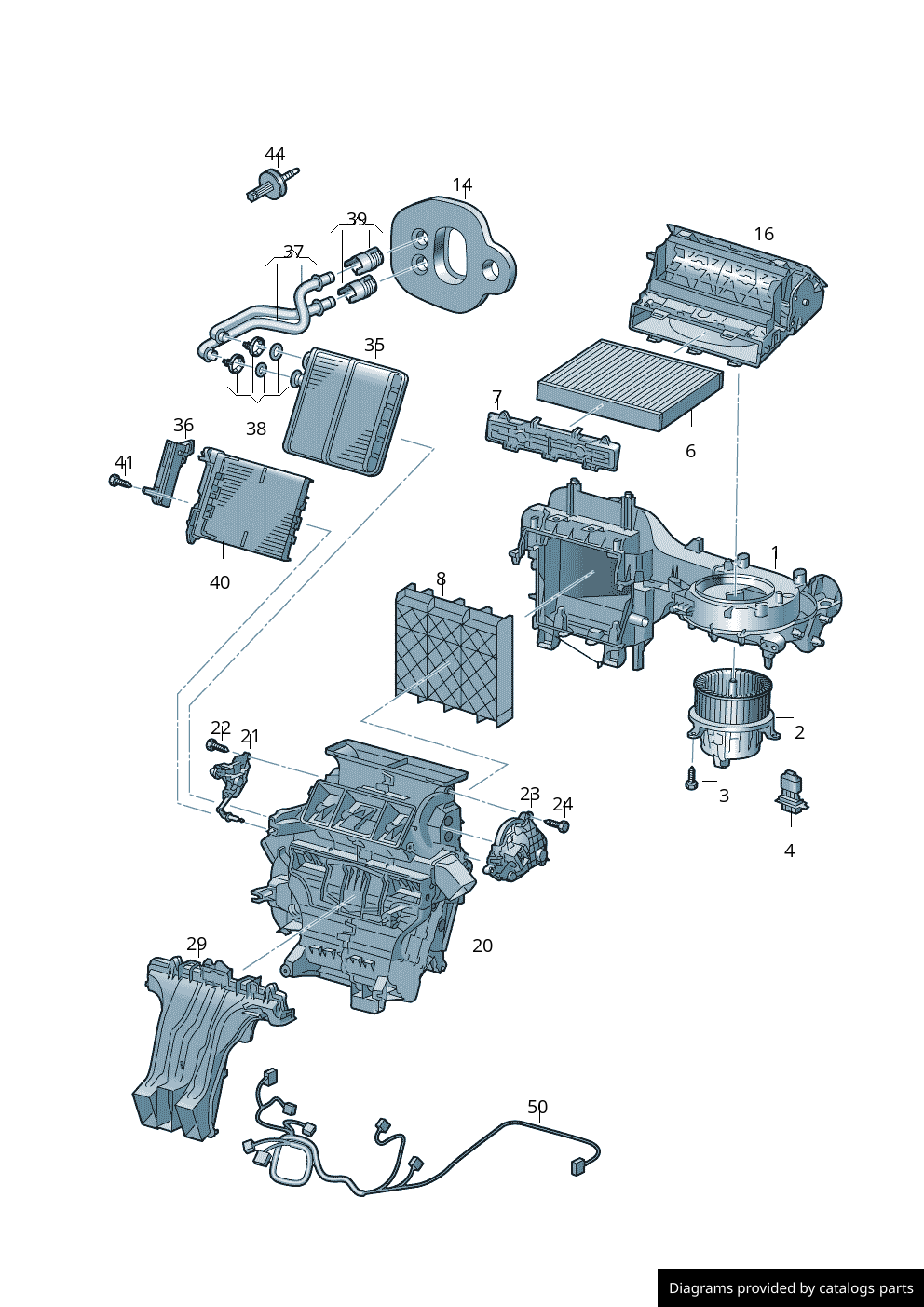 Car part diagram