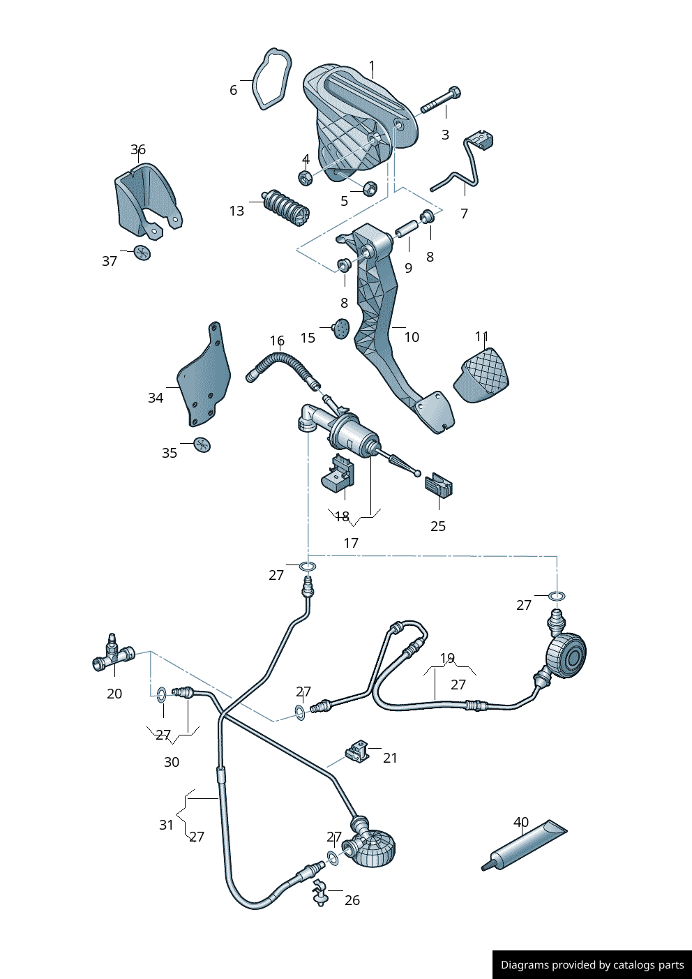 Car part diagram