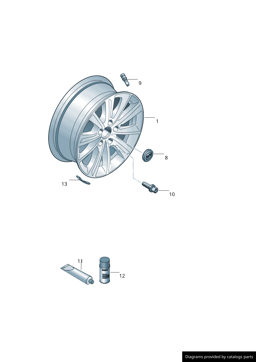 Car part diagram