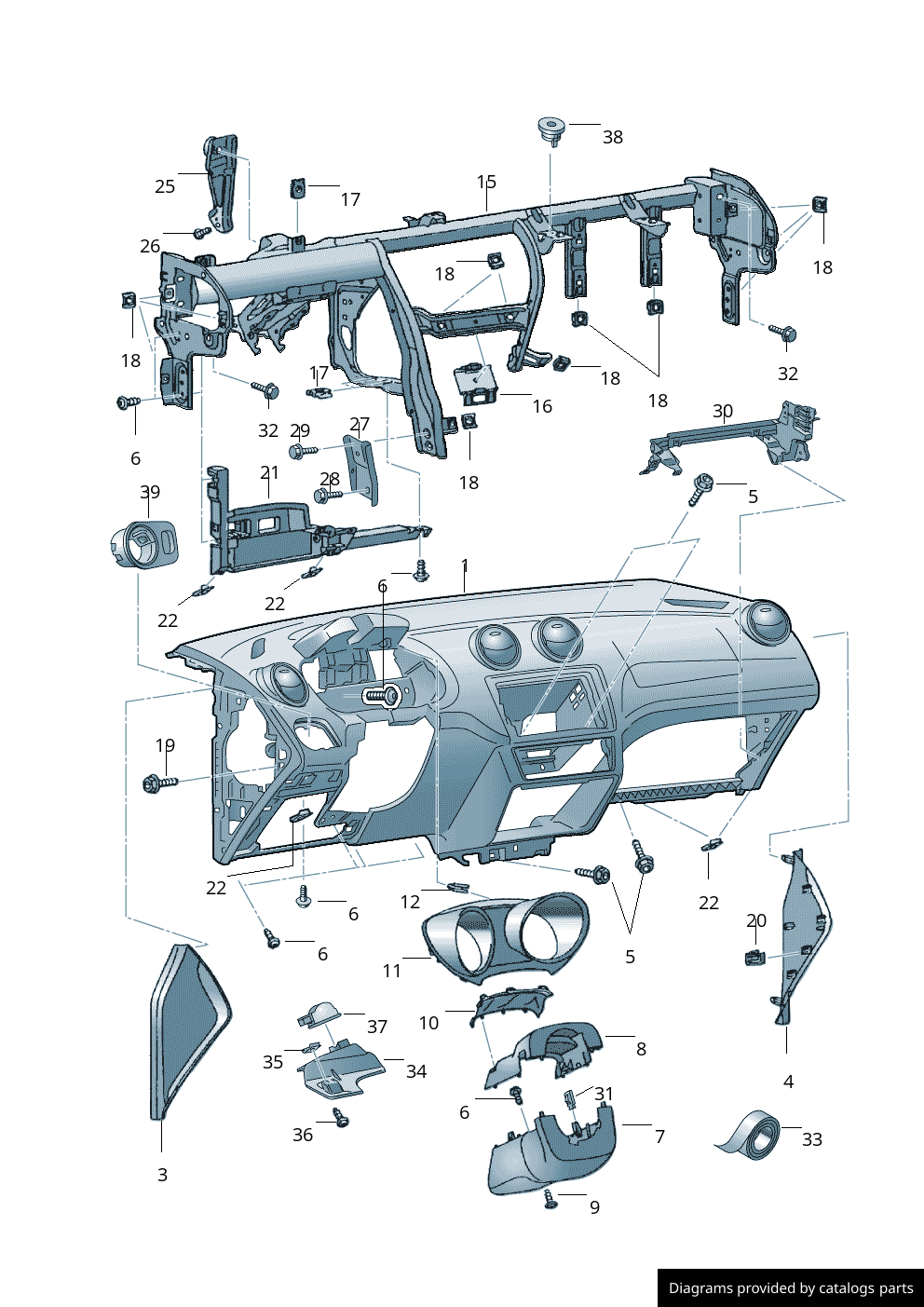 Car part diagram