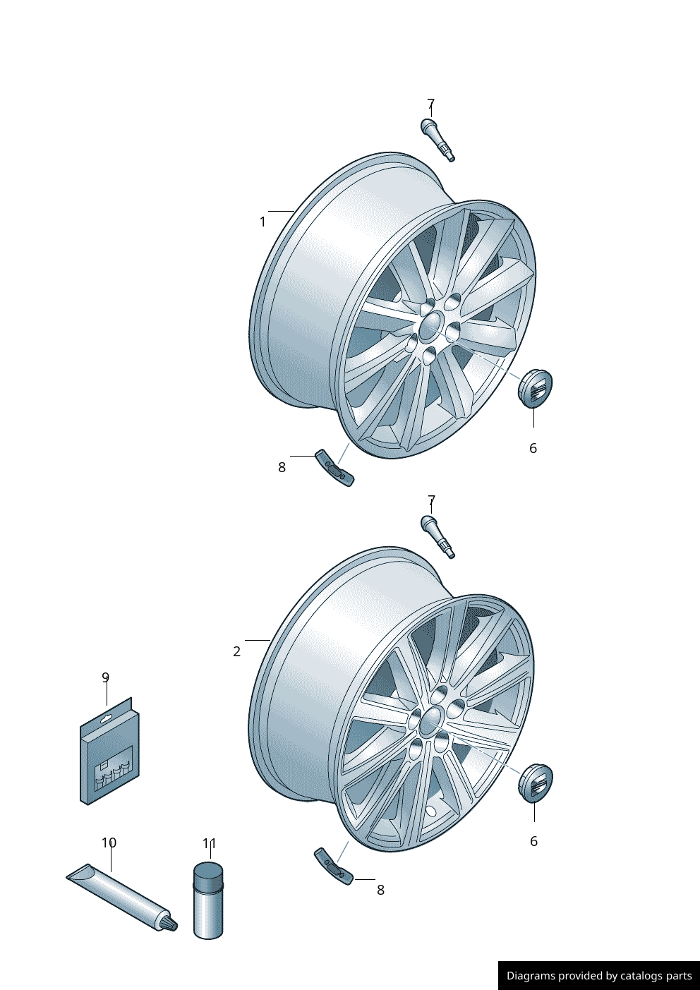 Car part diagram