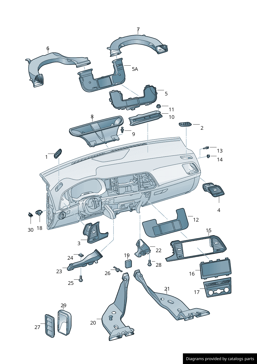 Car part diagram