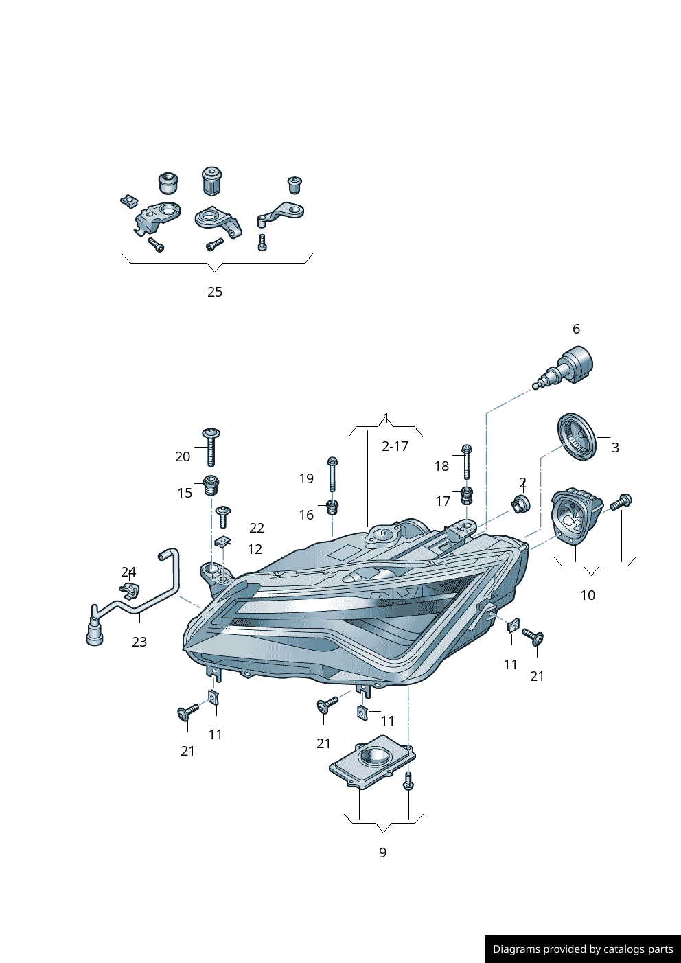 Car part diagram
