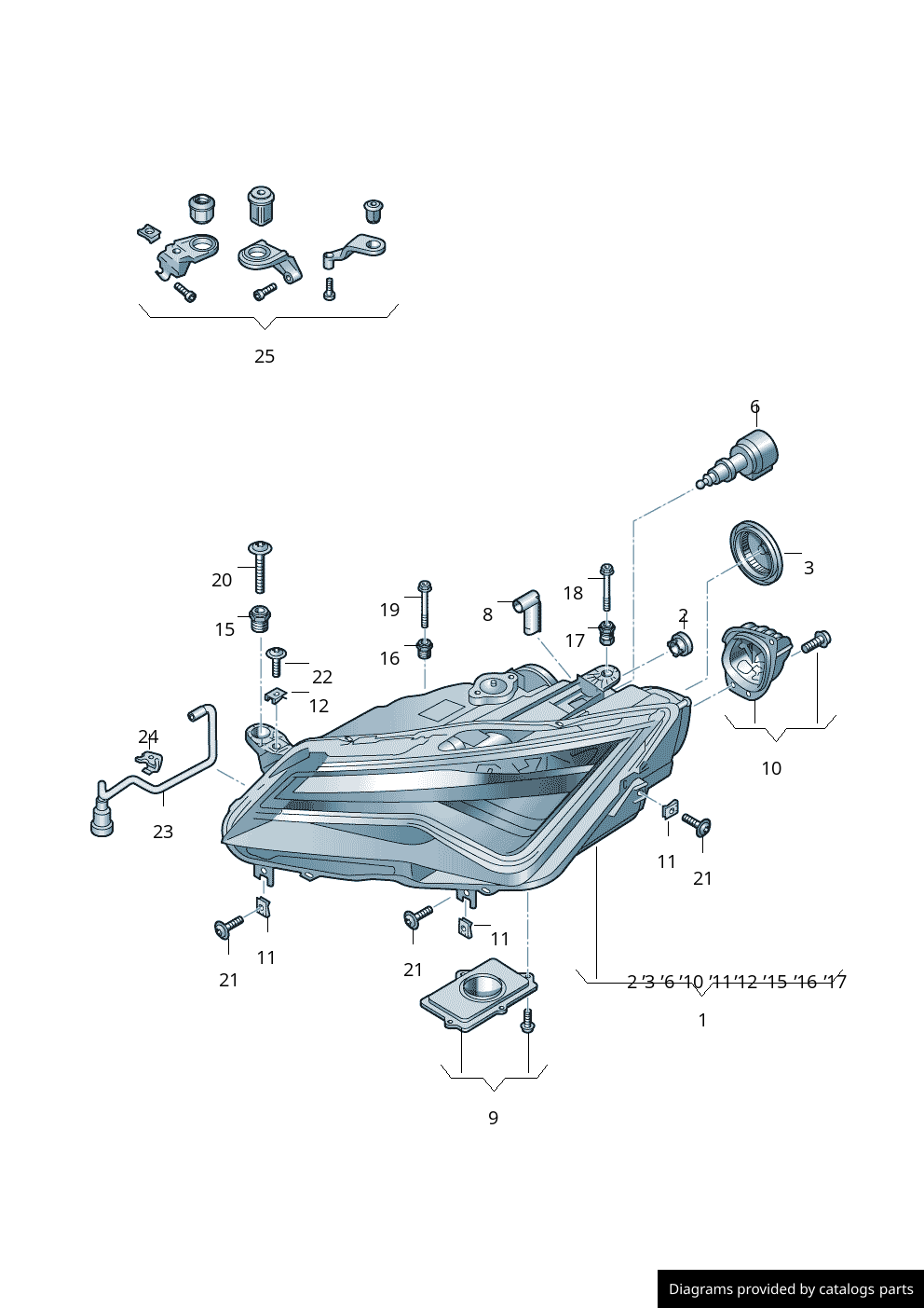 Car part diagram