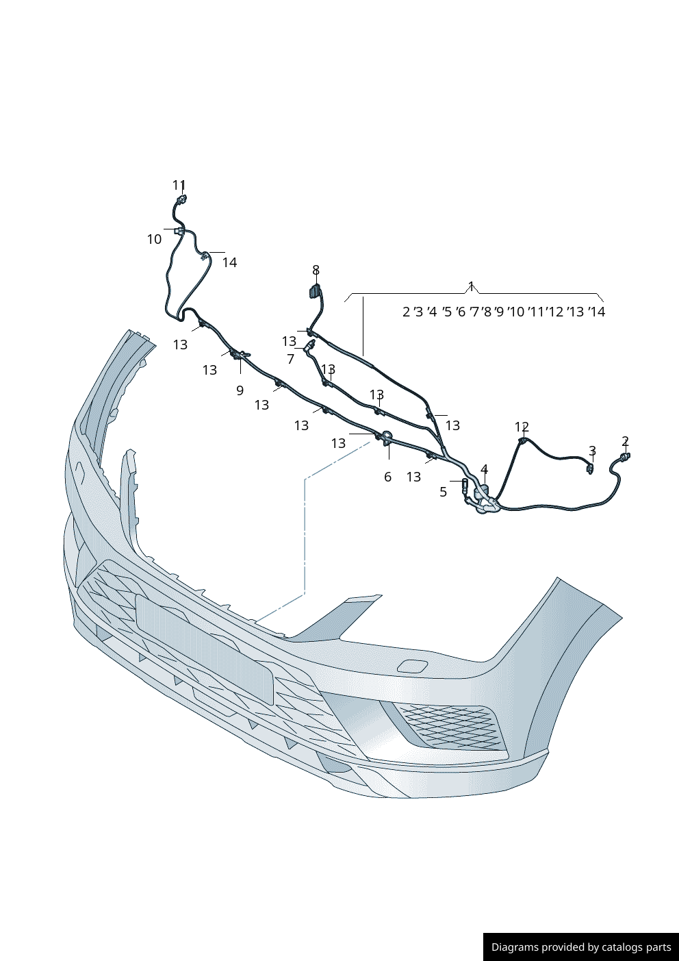 Car part diagram
