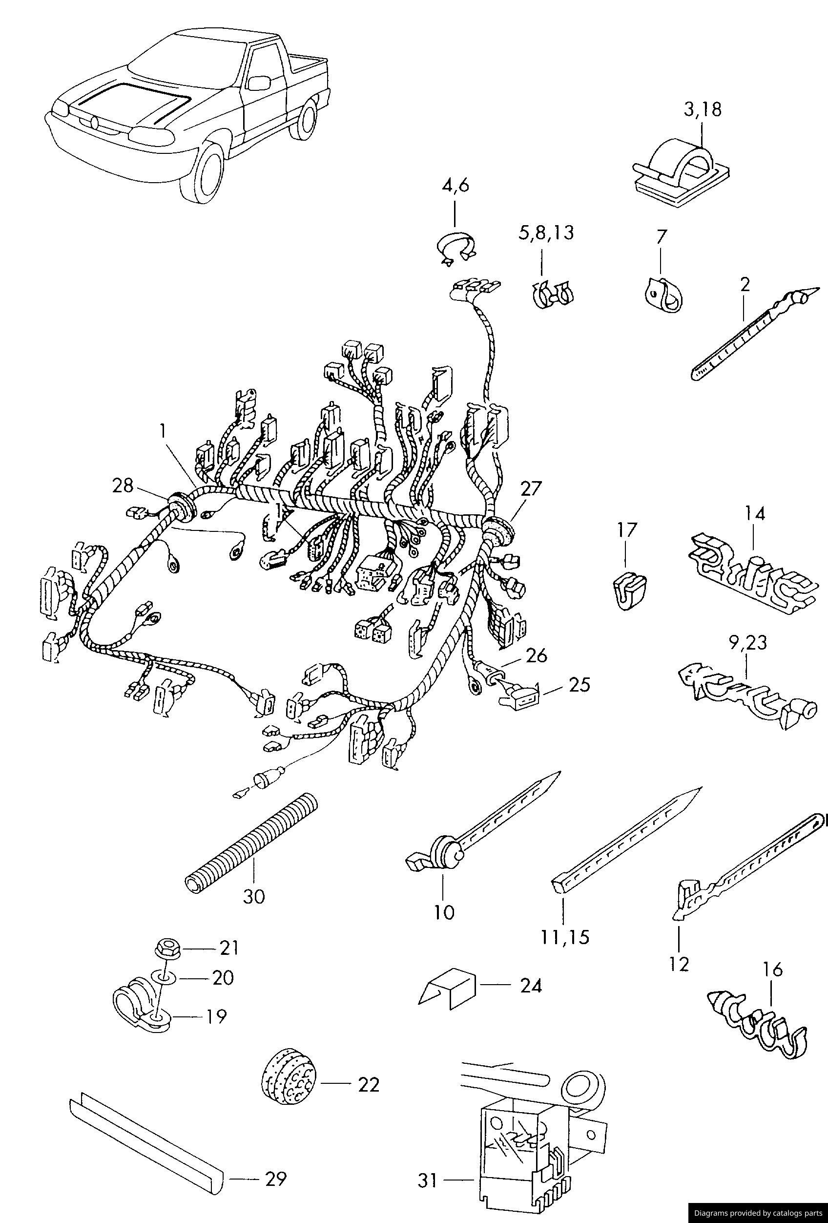 Car part diagram