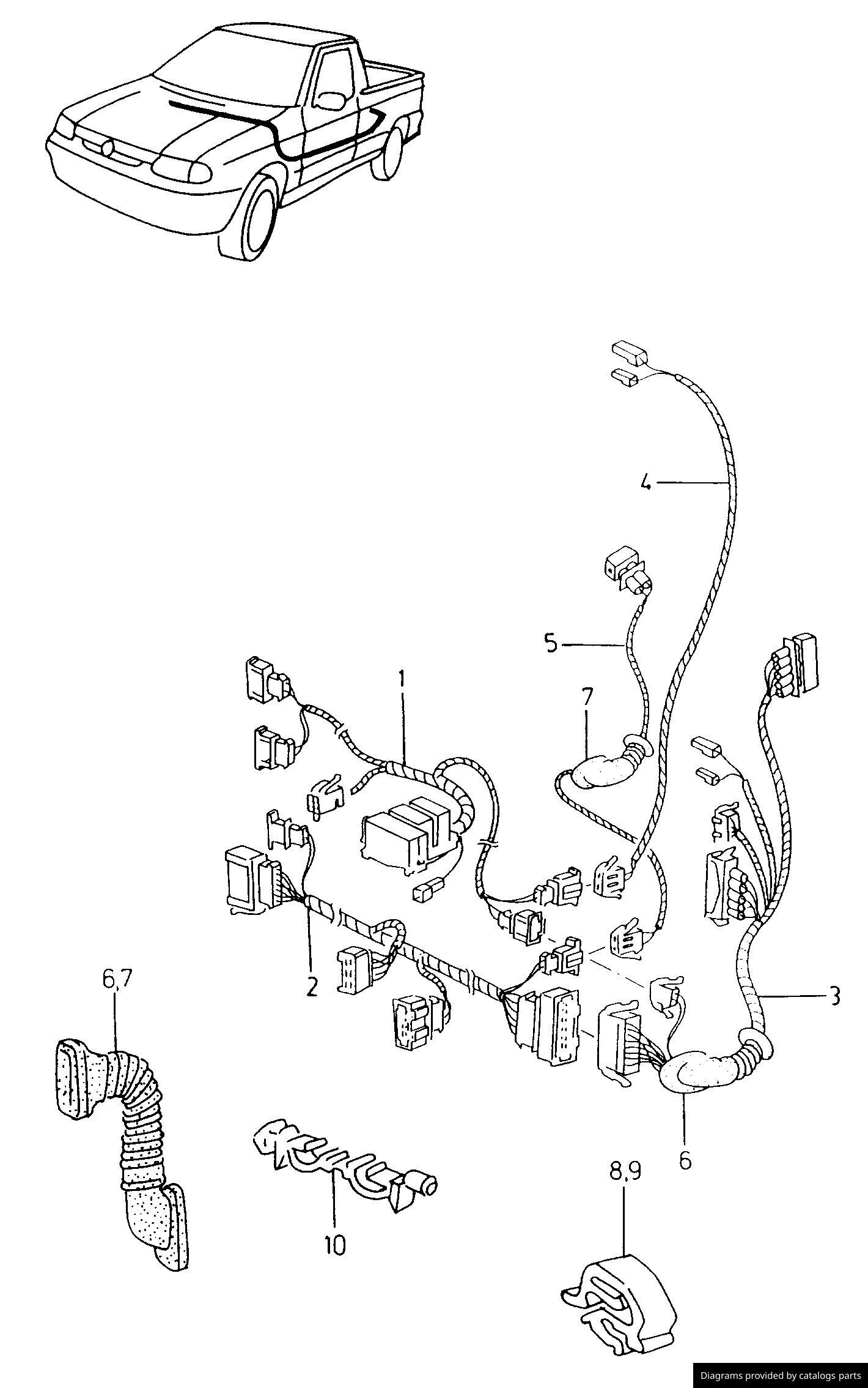 Car part diagram