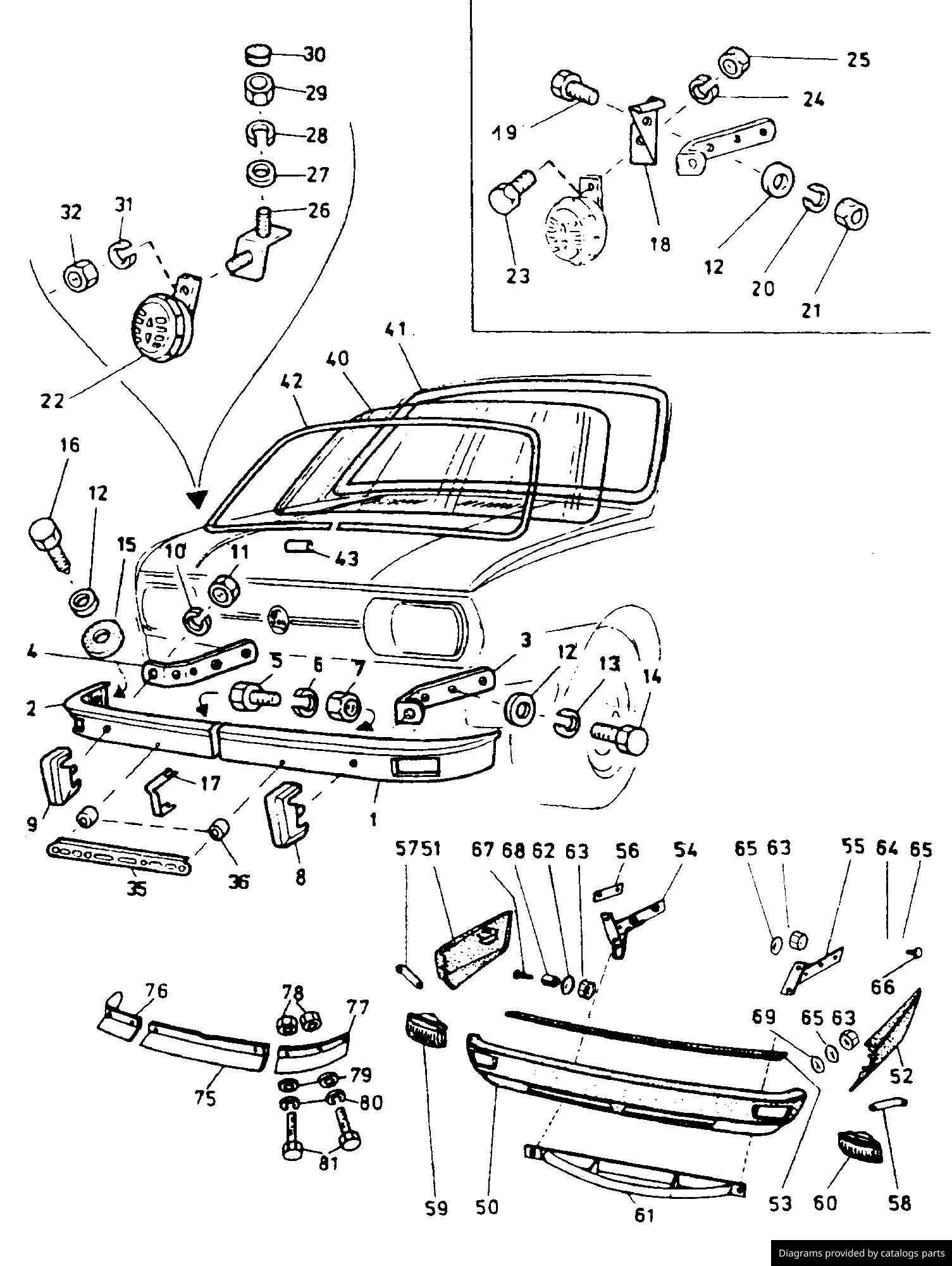 Car part diagram