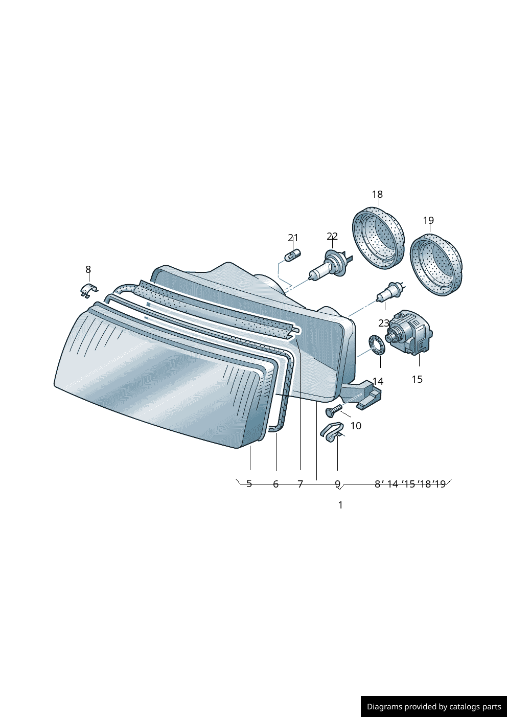 Car part diagram