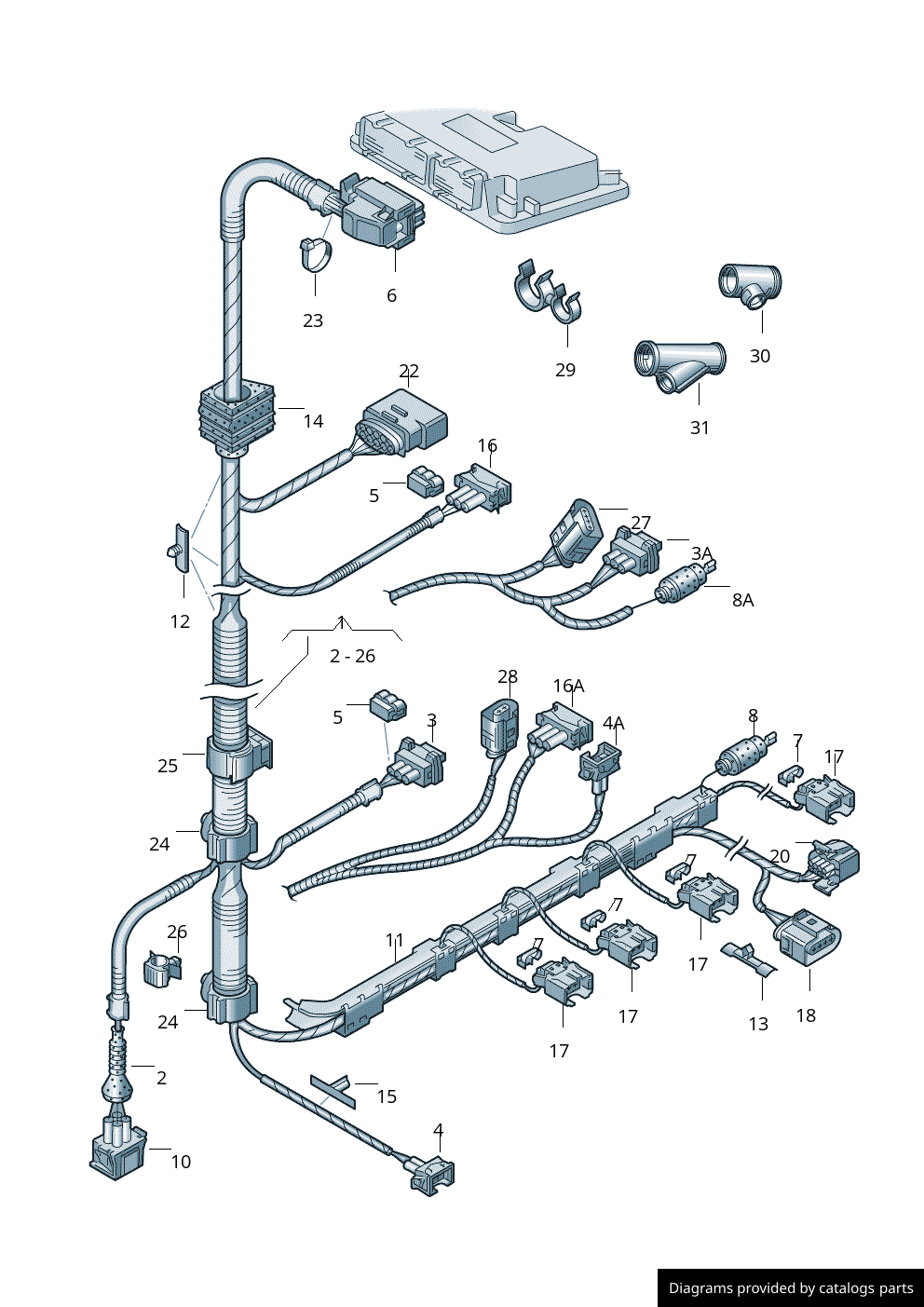 Car part diagram