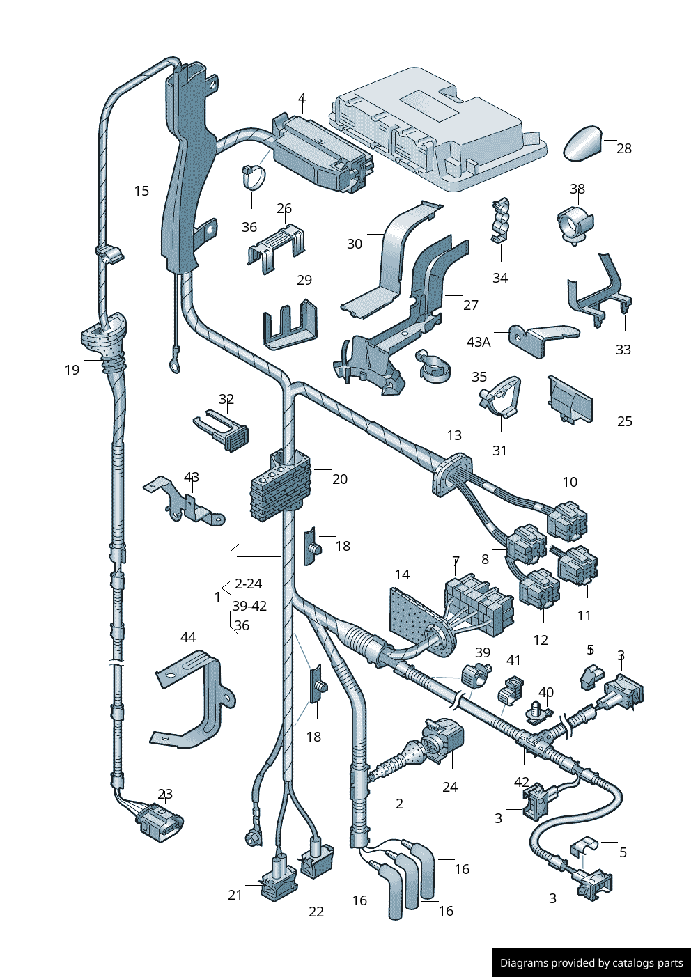 Car part diagram