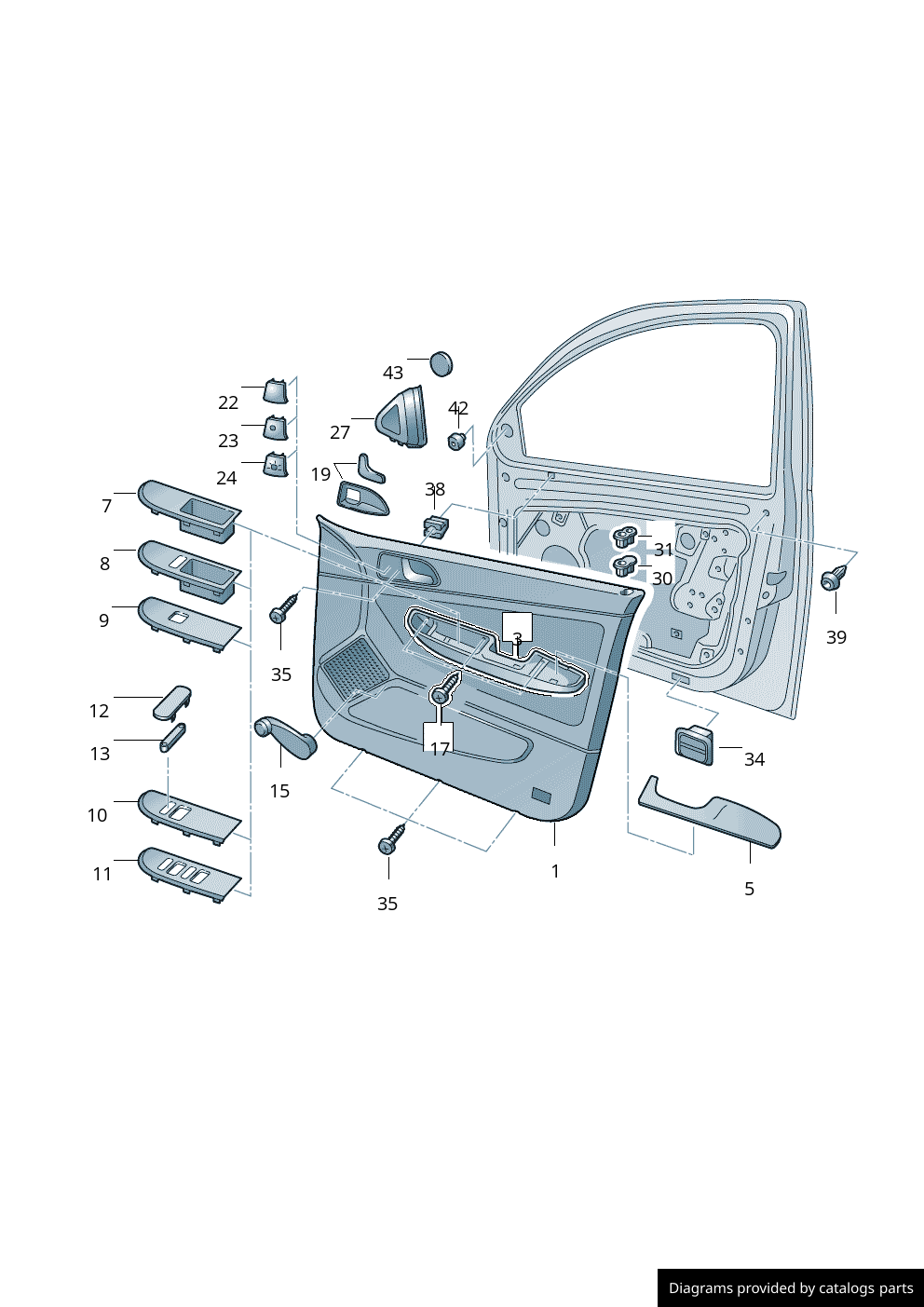 Car part diagram