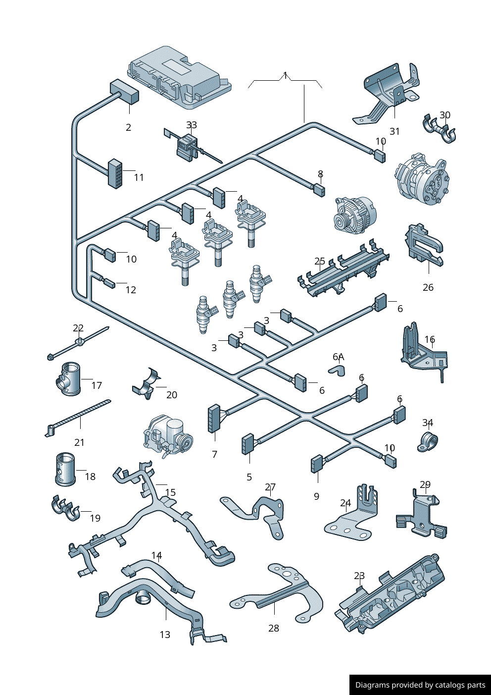 Car part diagram