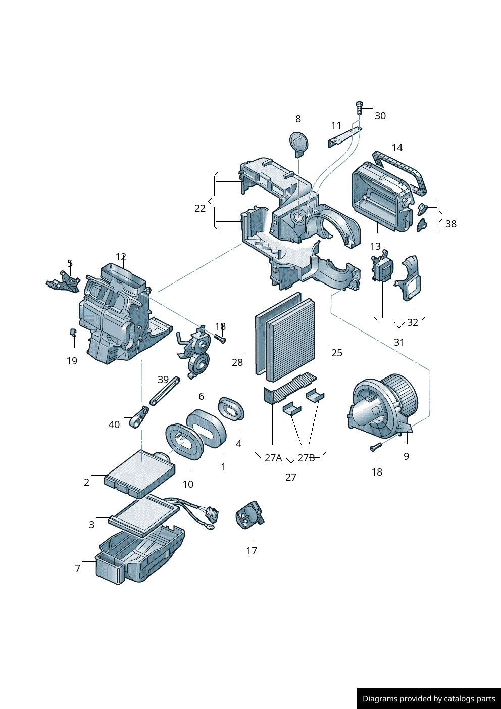 Car part diagram
