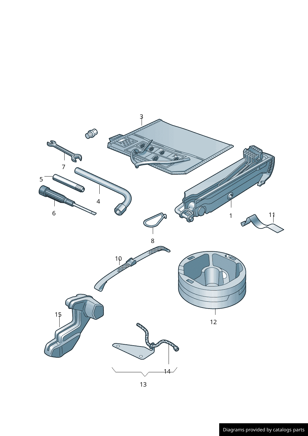 Car part diagram