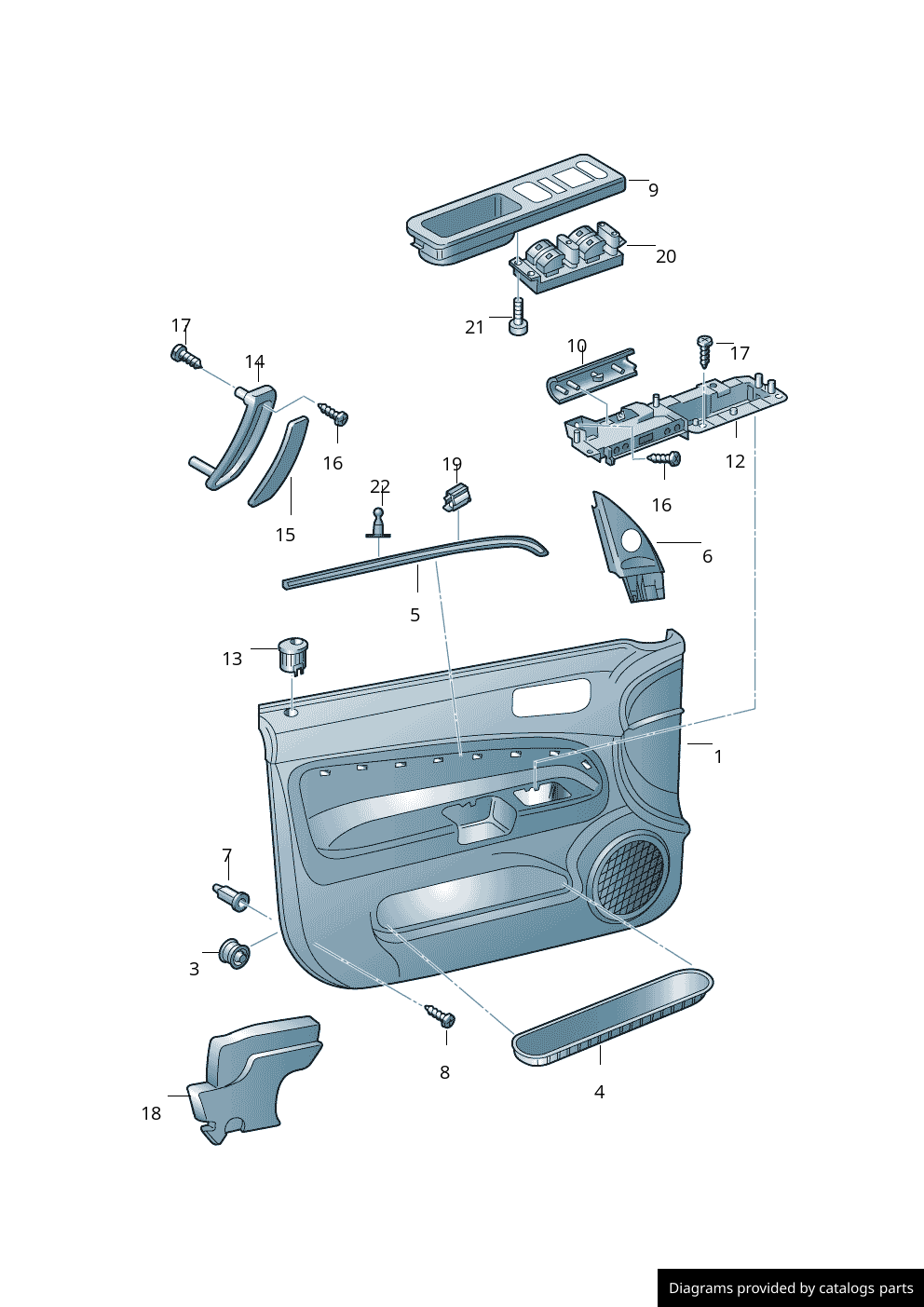 Car part diagram