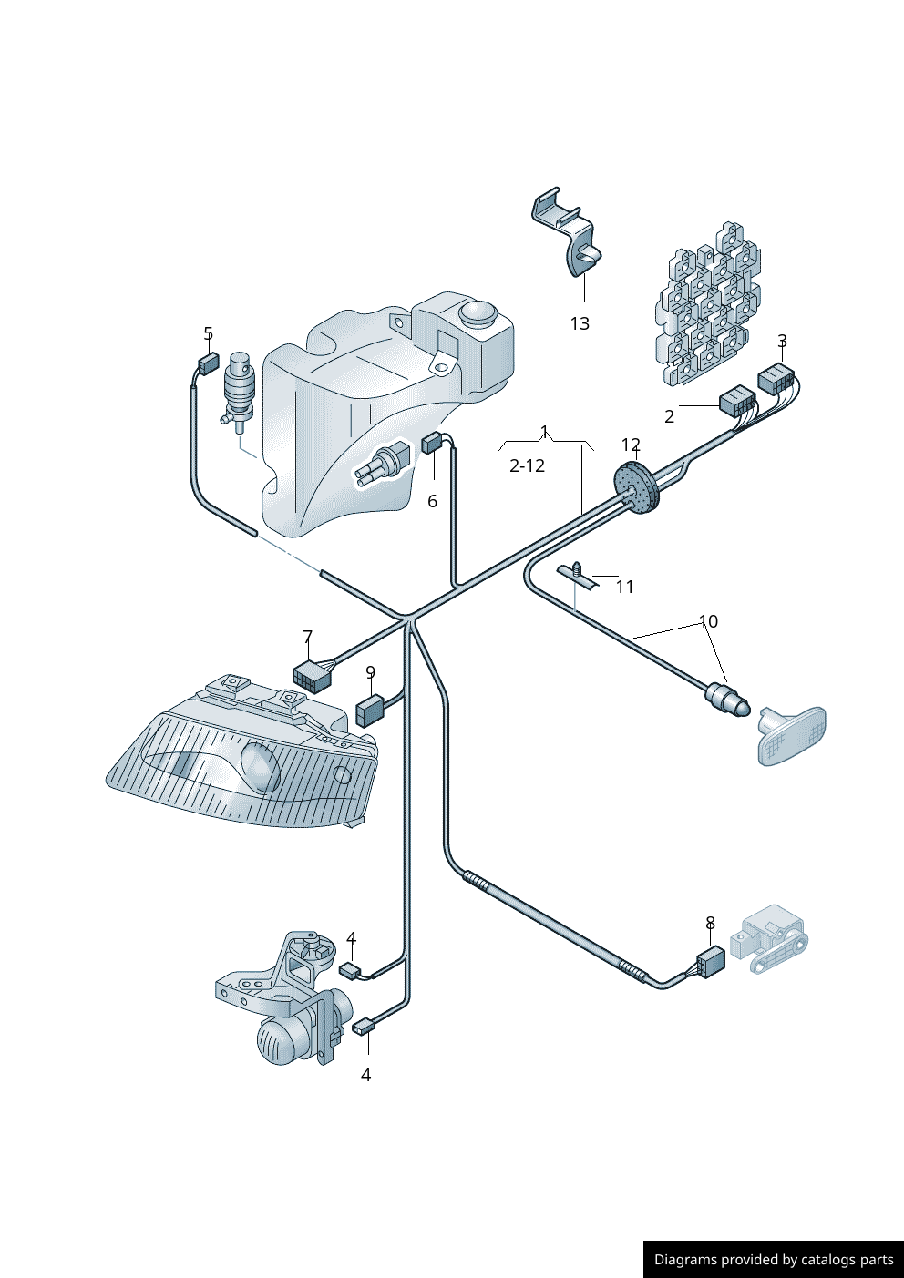 Car part diagram