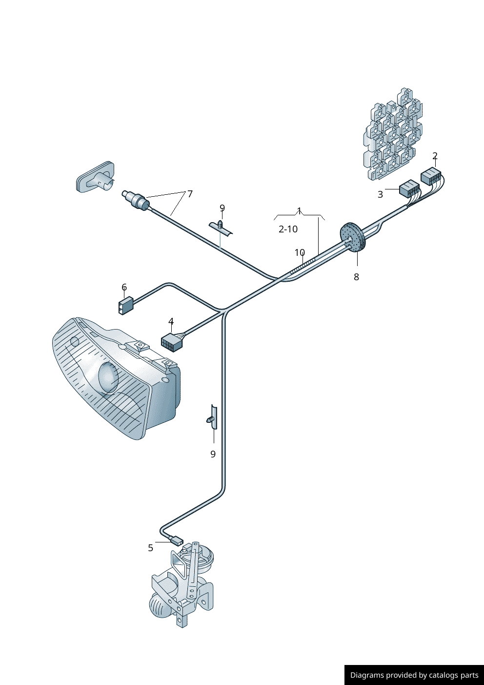 Car part diagram