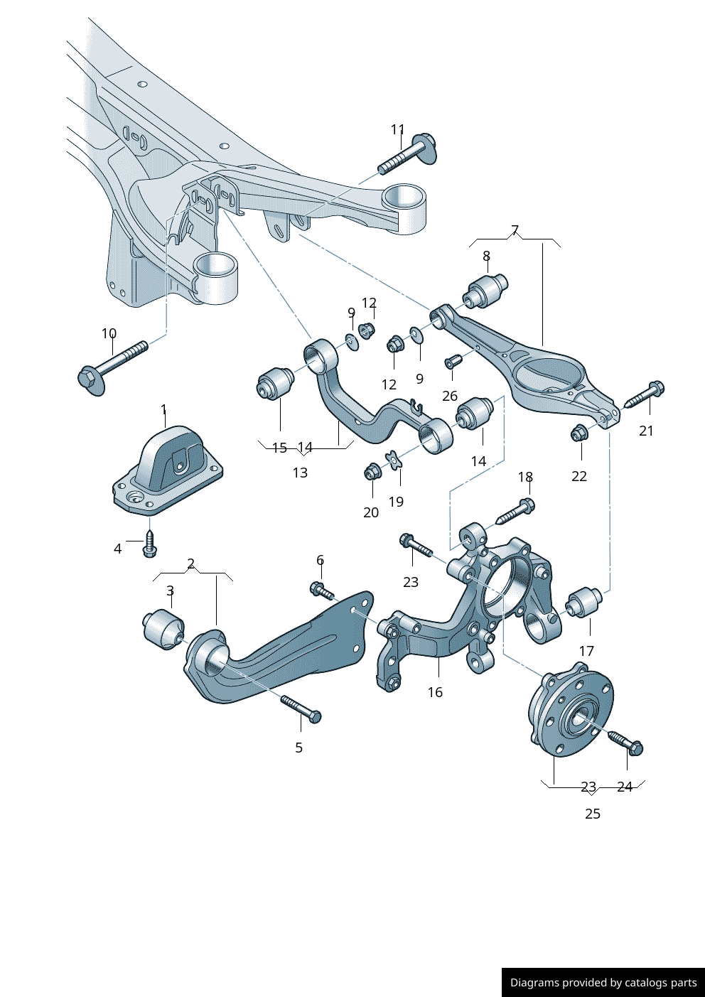 Car part diagram