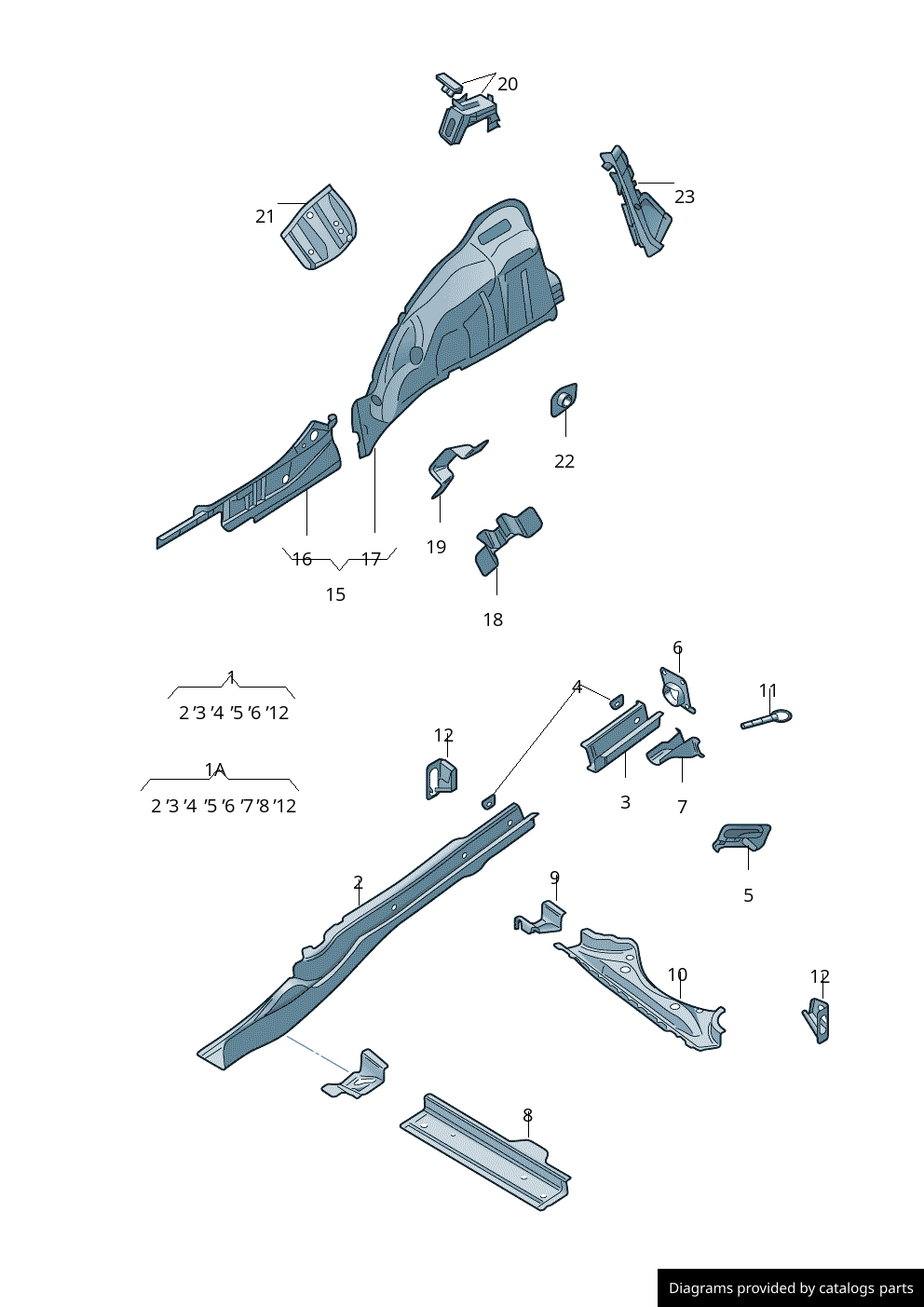 Car part diagram