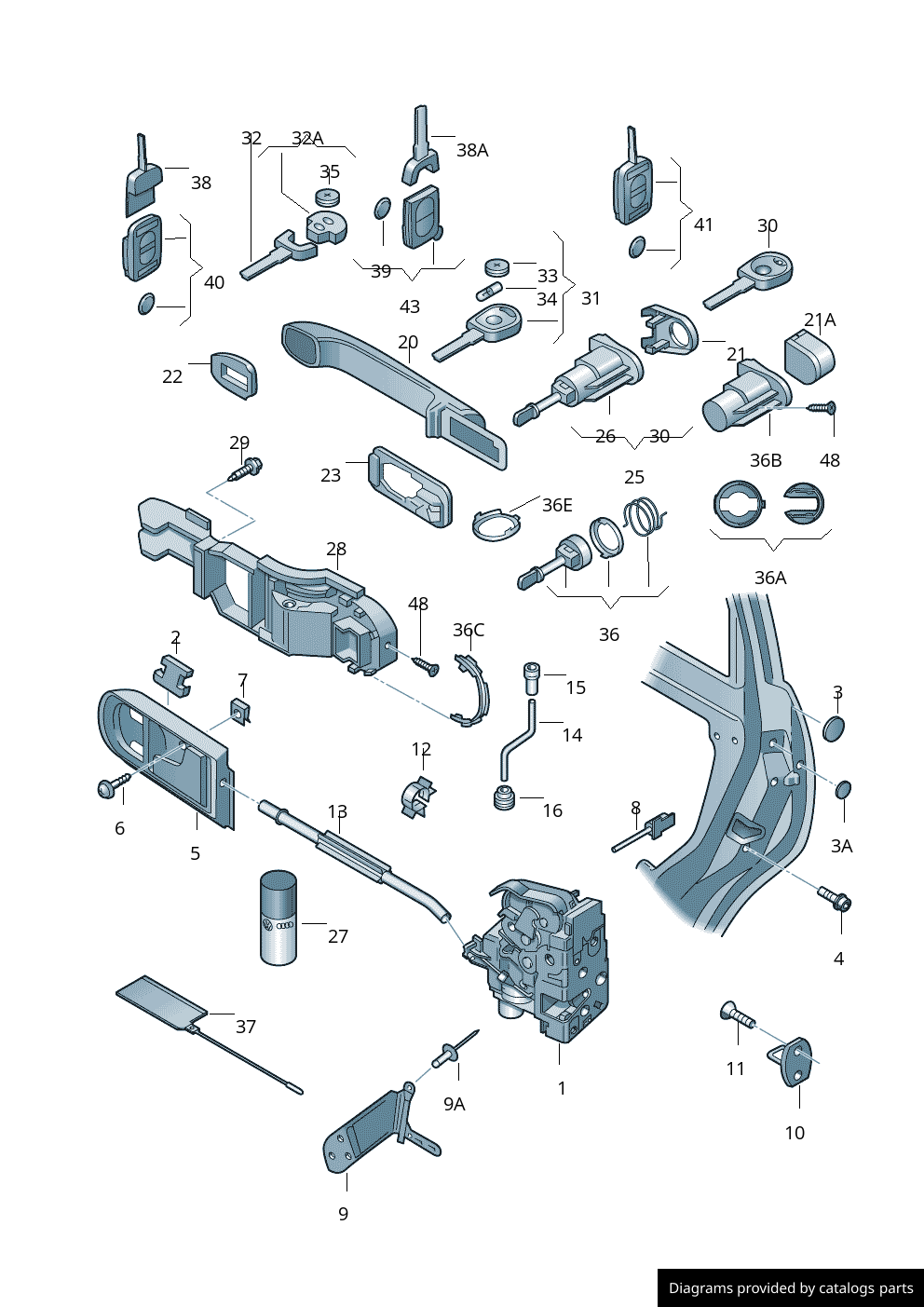 Car part diagram