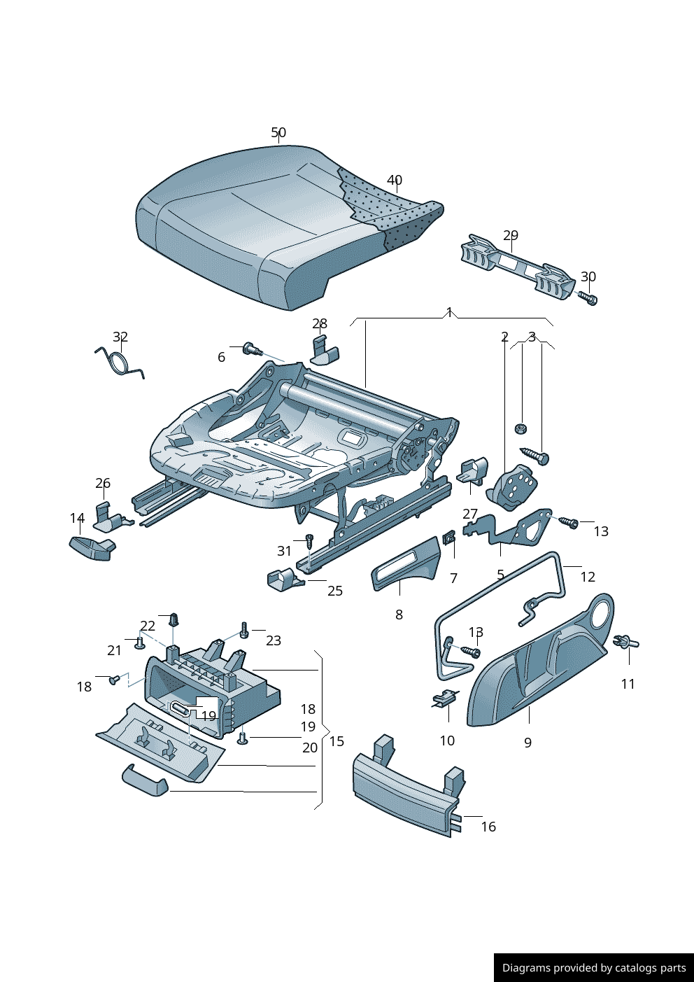 Car part diagram