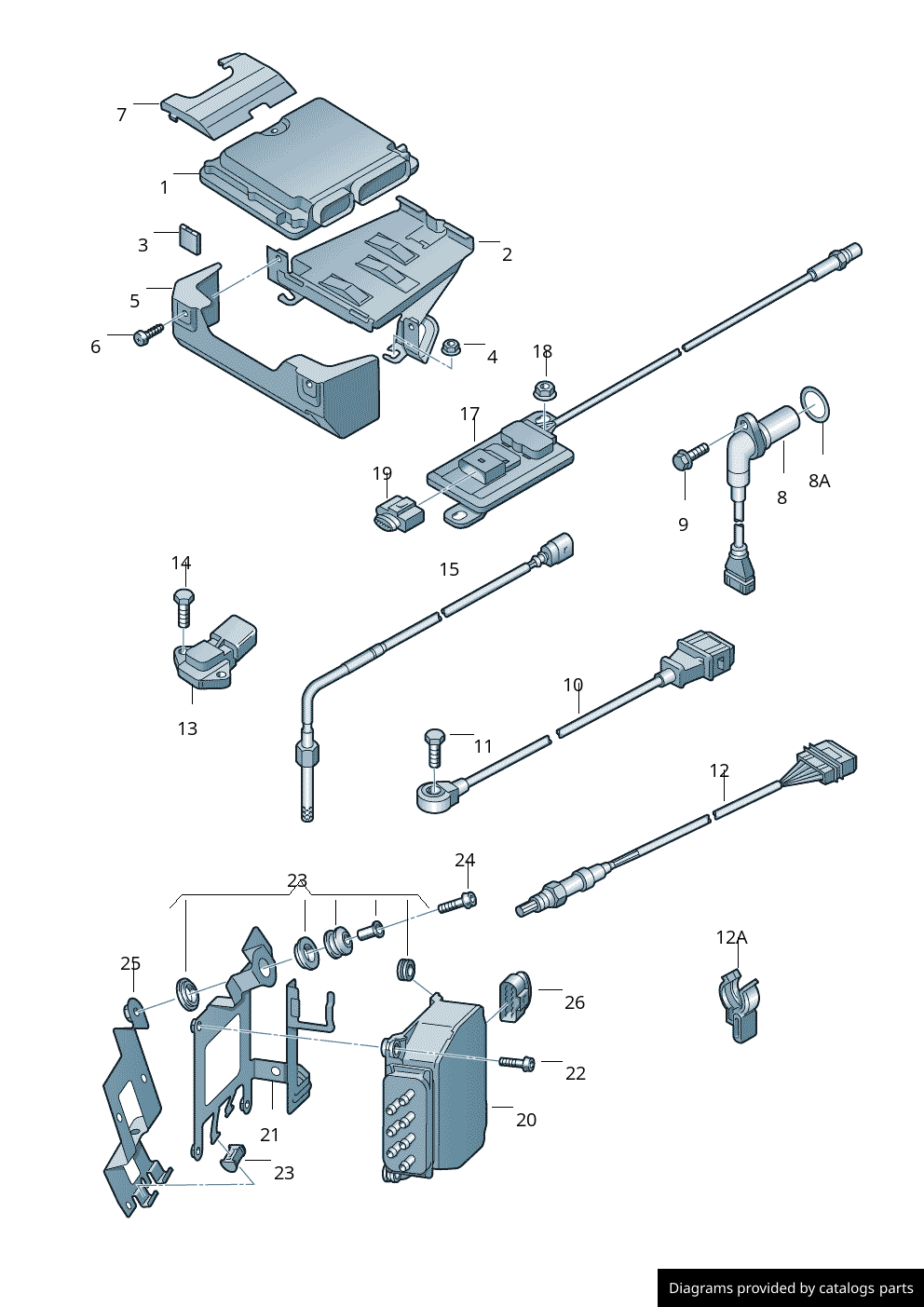 Car part diagram