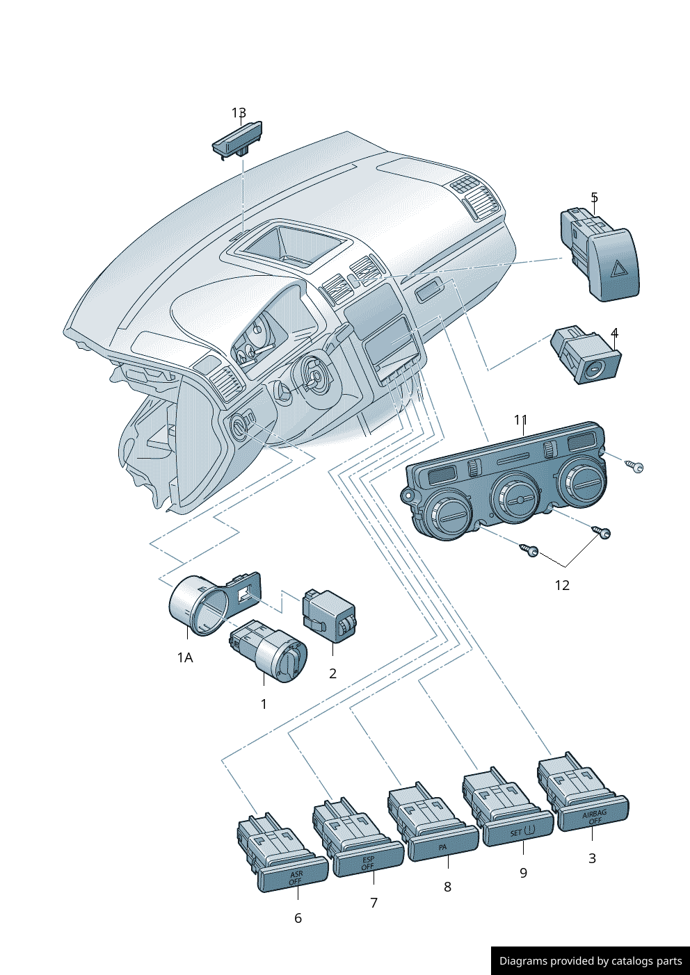 Car part diagram