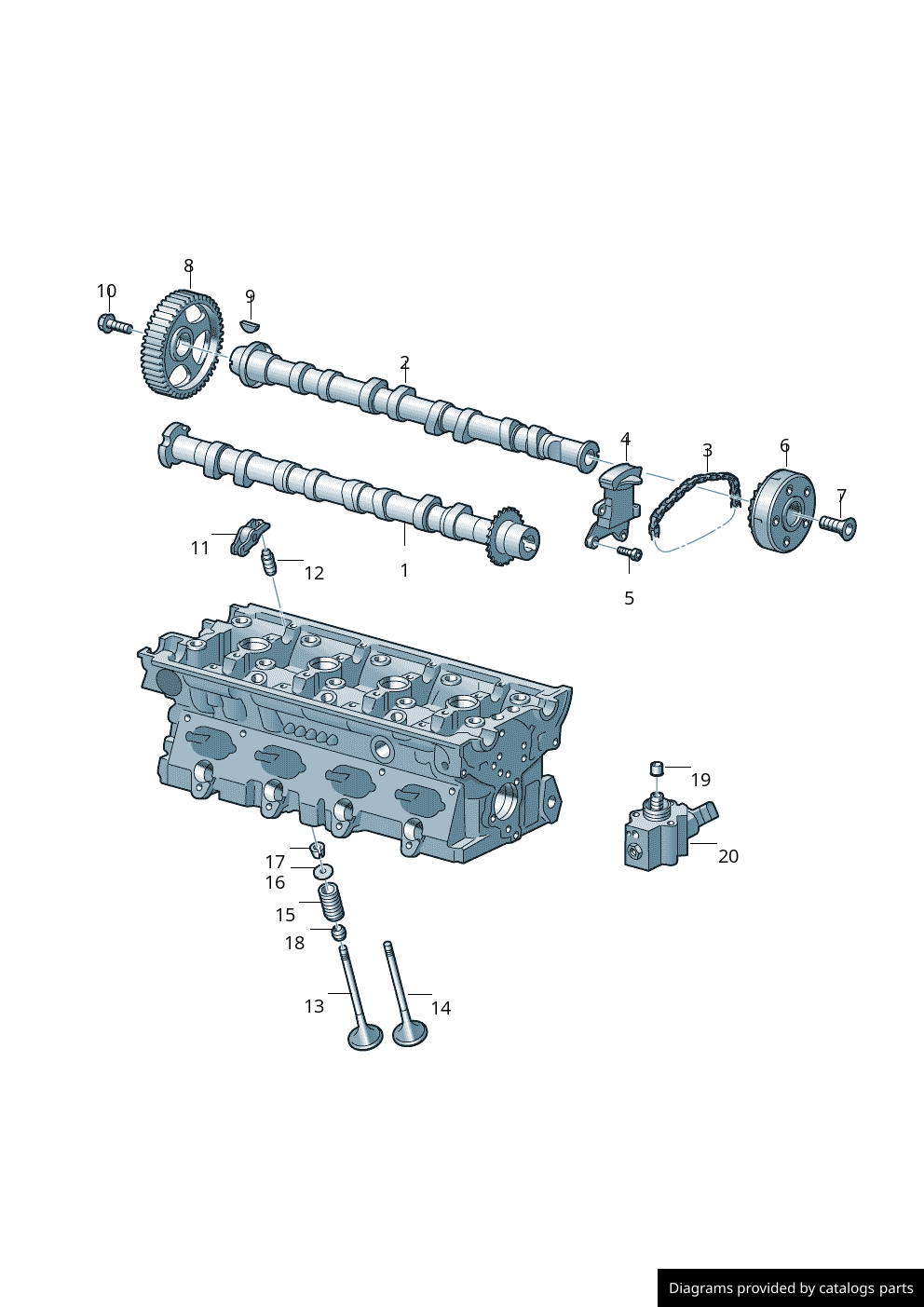 Car part diagram
