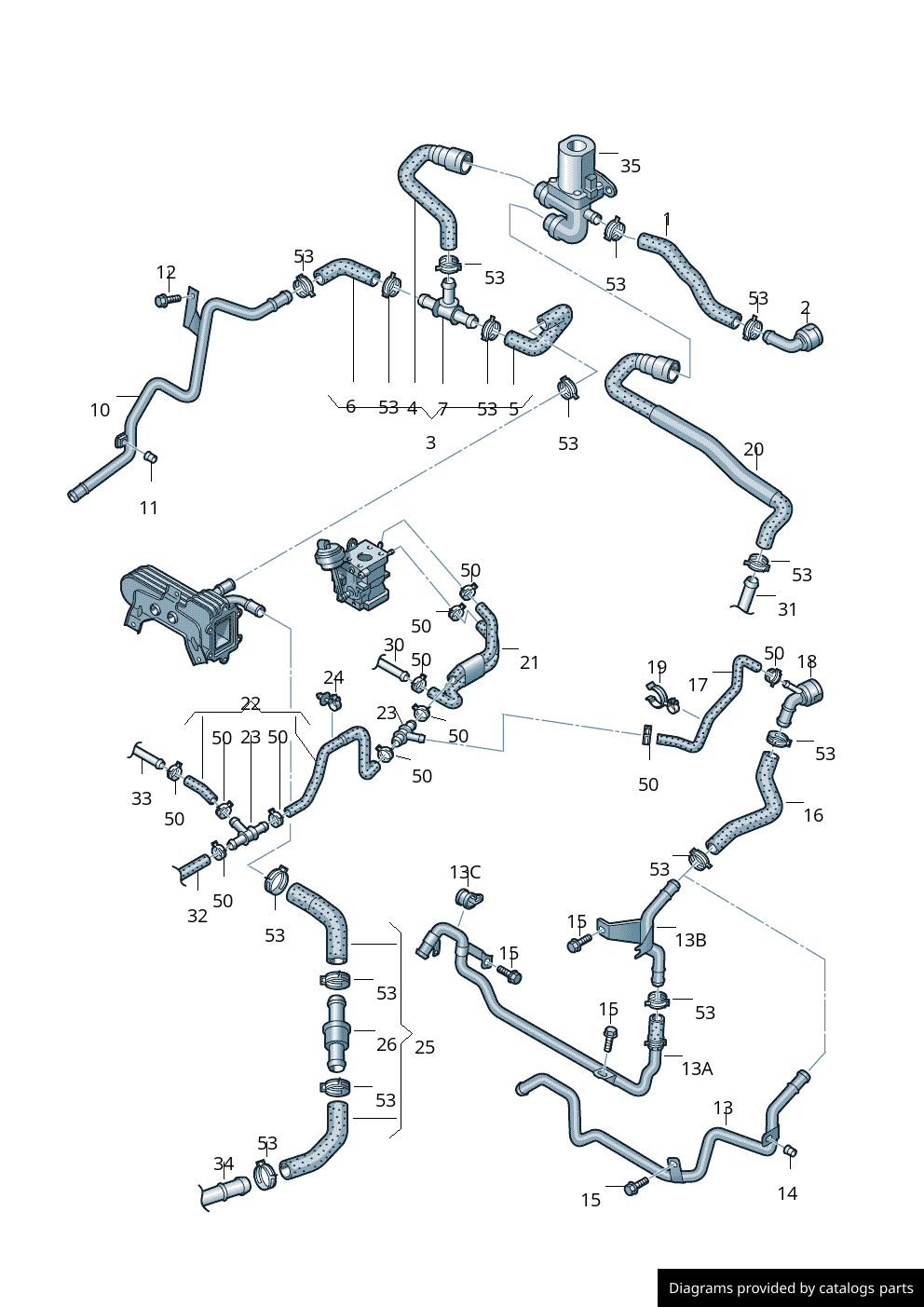 Car part diagram