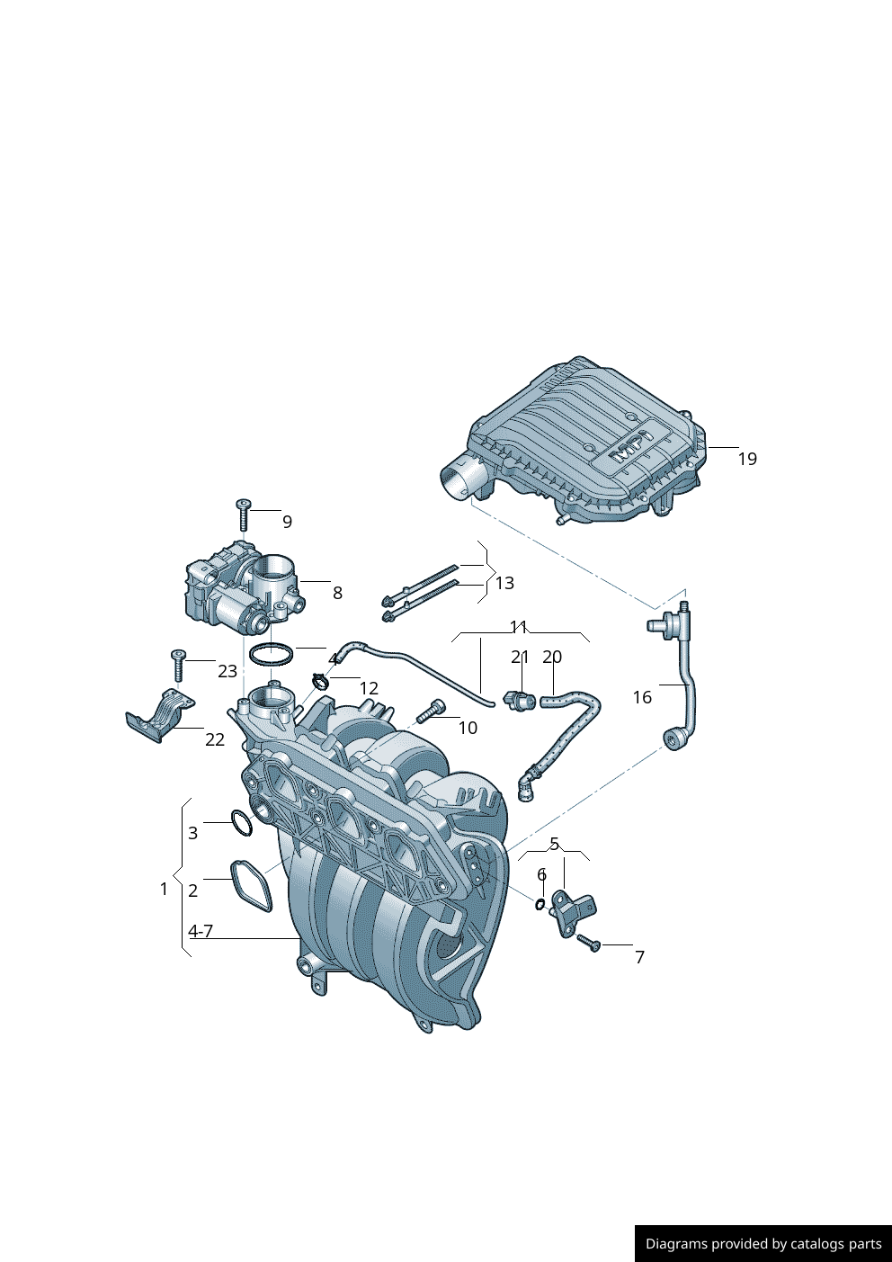 Car part diagram