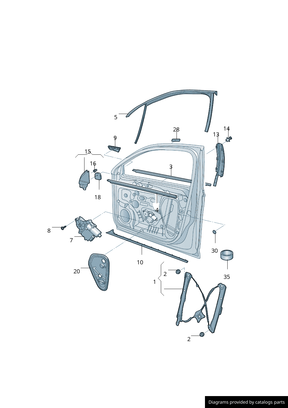 Car part diagram