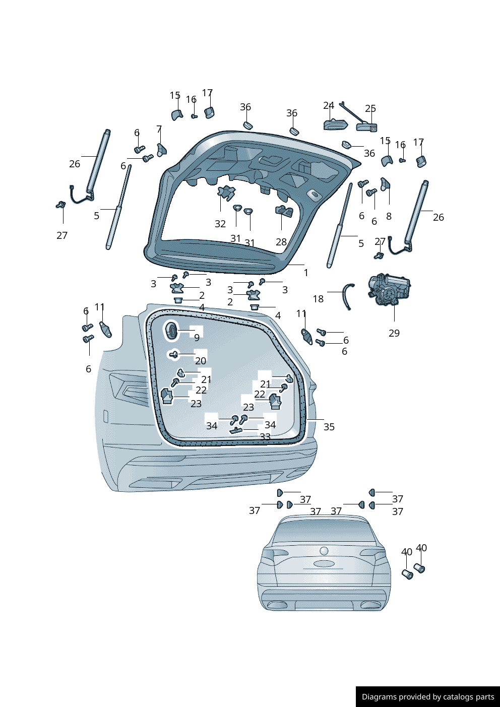 Car part diagram