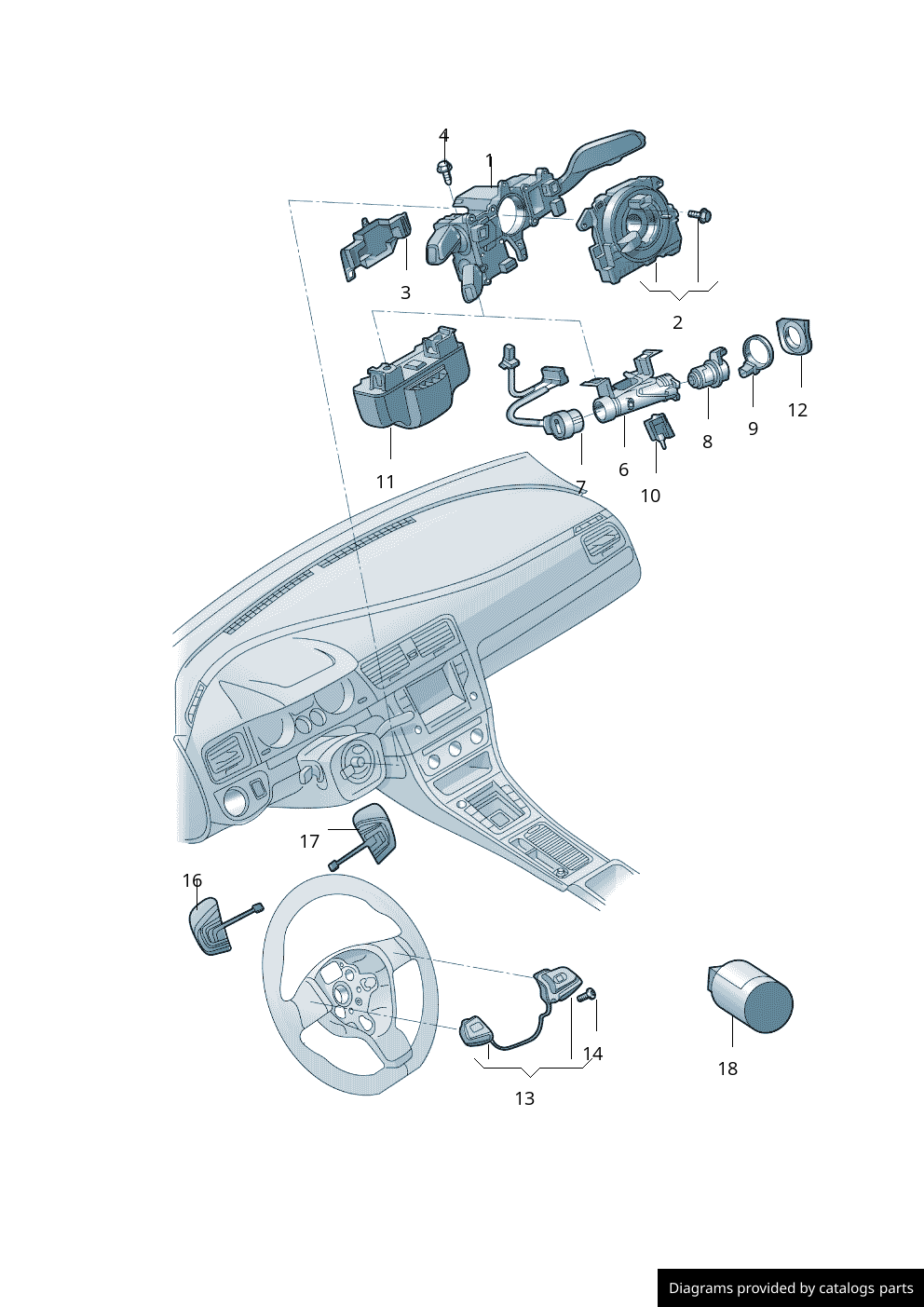 Car part diagram