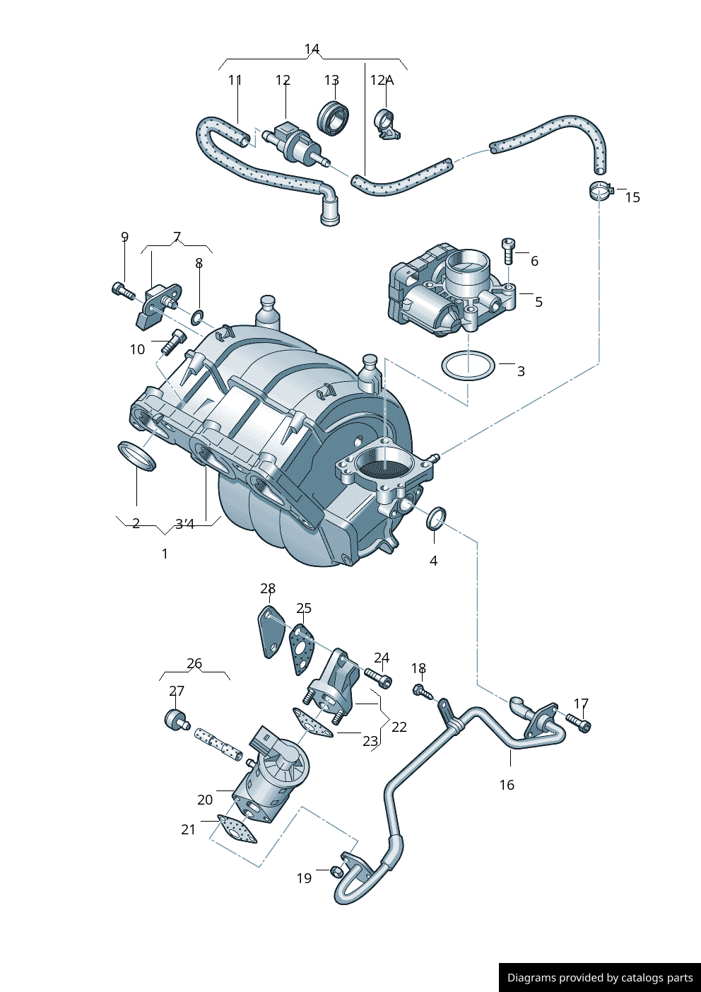 Car part diagram